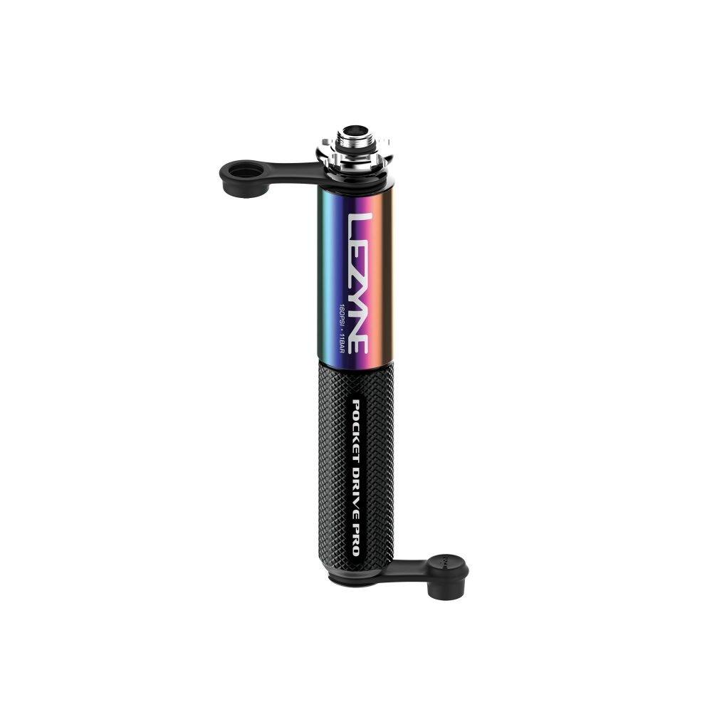 Lezyne Pocket Drive Pro Cycle Hand Pump Neo Metallic / Black Gloss - Image 6