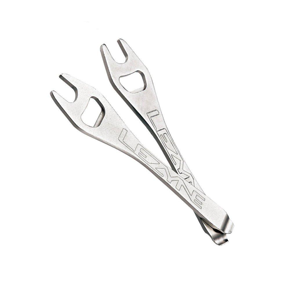 Nickel - Lezyne - Sabre Tyre Lever / Pedal Wrench