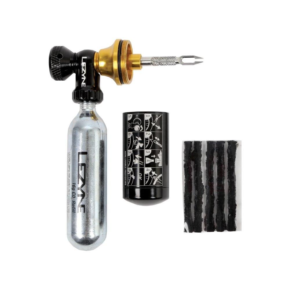 Black / Gold - Lezyne - Tubeless CO2 Blaster No Cart
