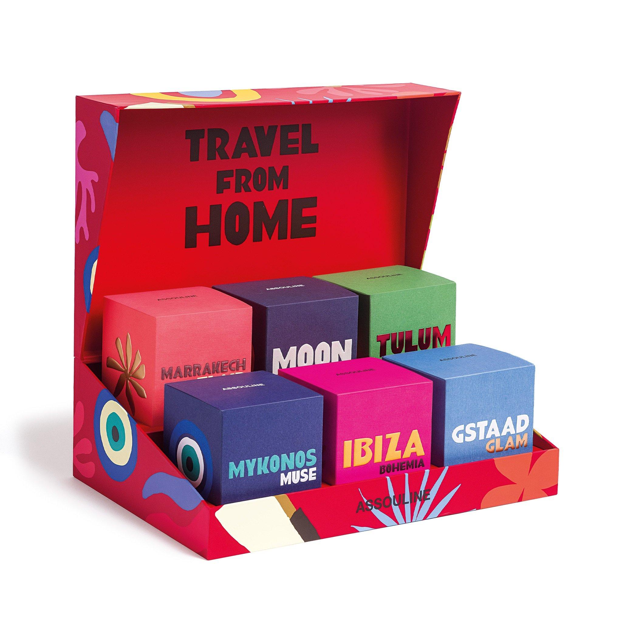 Assouline Travel From Home Scented Candle - Set of 6