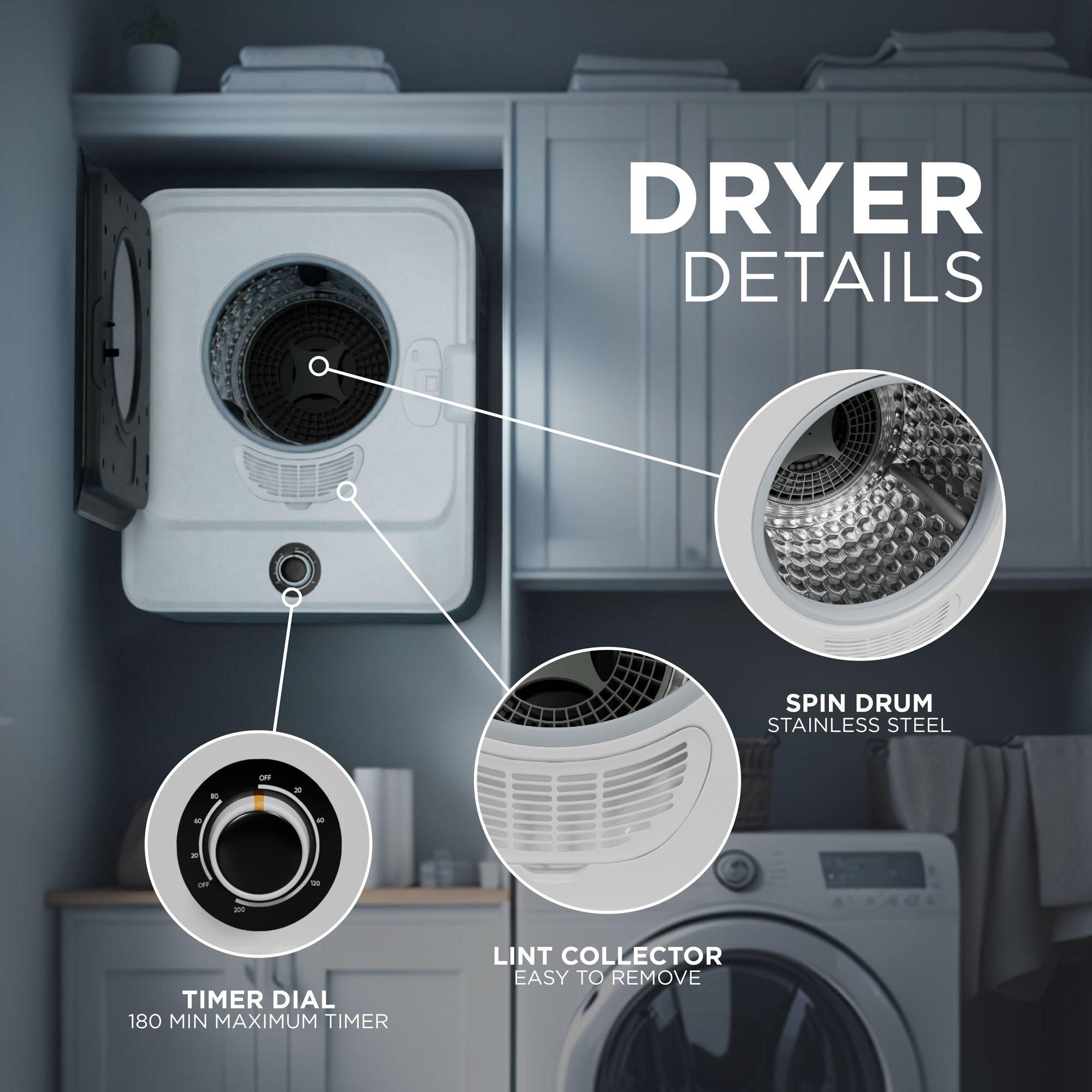 White - DMD Collective - Mini Tumble Dryer - 6