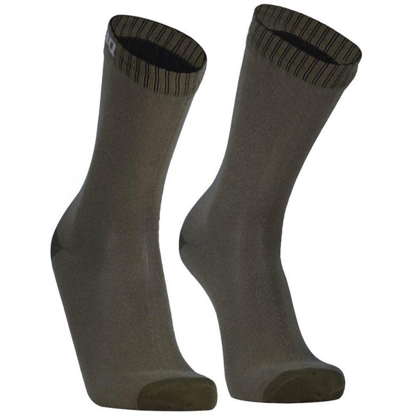 Dexshell  Ultra Thin Crew Socks - Olive Green - M