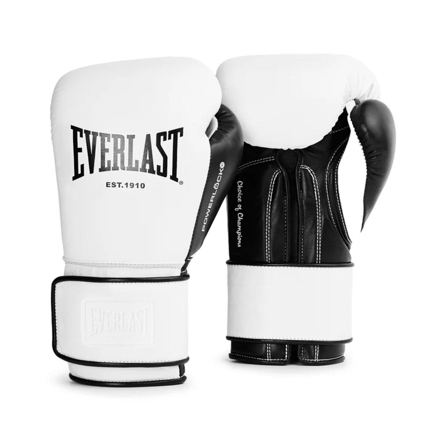 Everlast  Powerlock Og Pro Training Gloves - White - 14oz