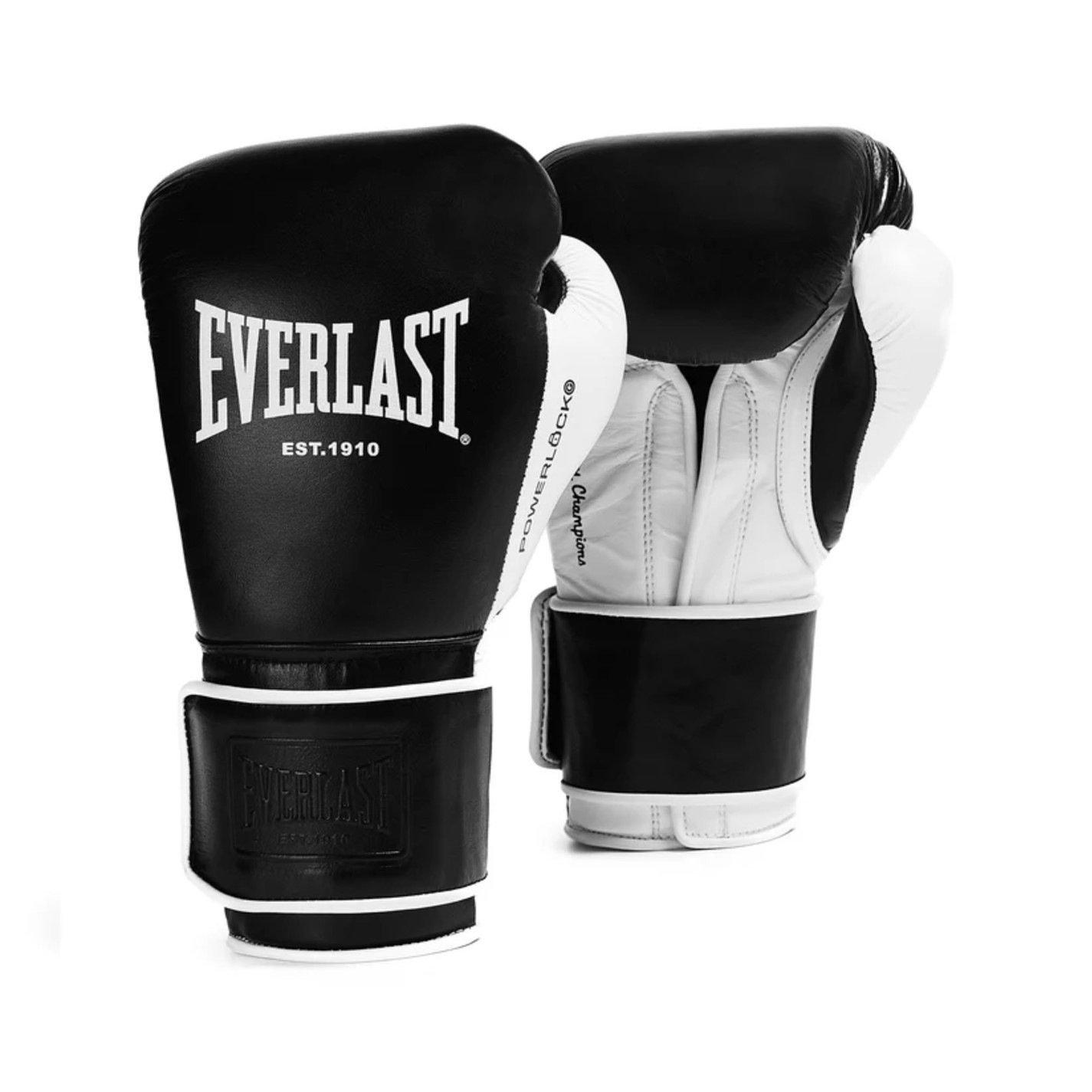 Black - Everlast - Powerlock OG Pro Training Gloves - 1