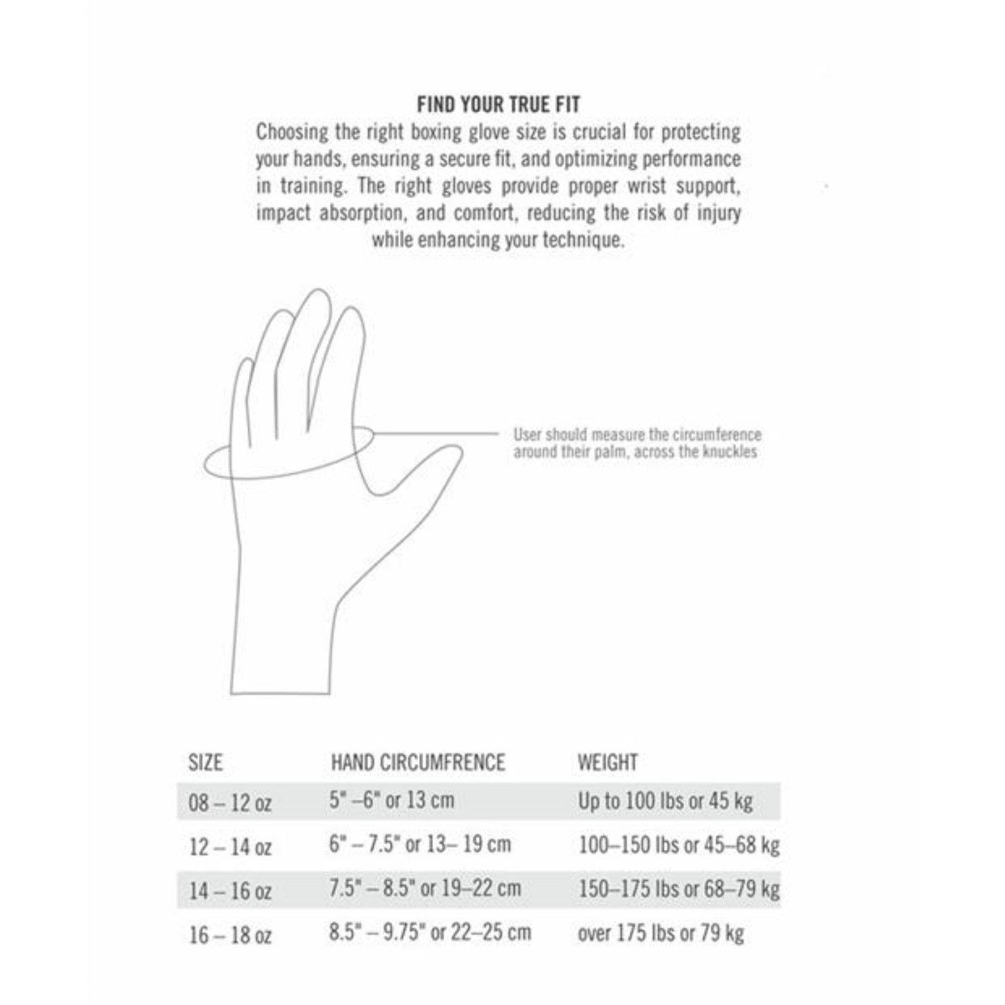 Zwart - Everlast - Powerlock OG Pro Training Gloves - 6