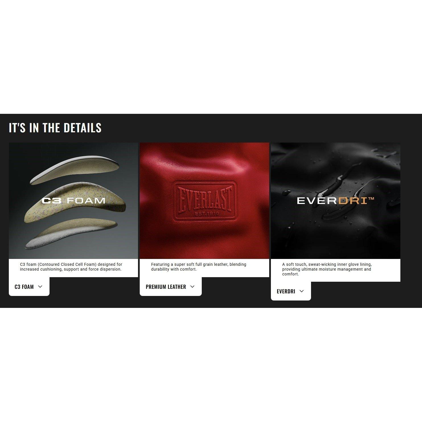 Zwart - Everlast - Powerlock OG Pro Training Gloves - 7