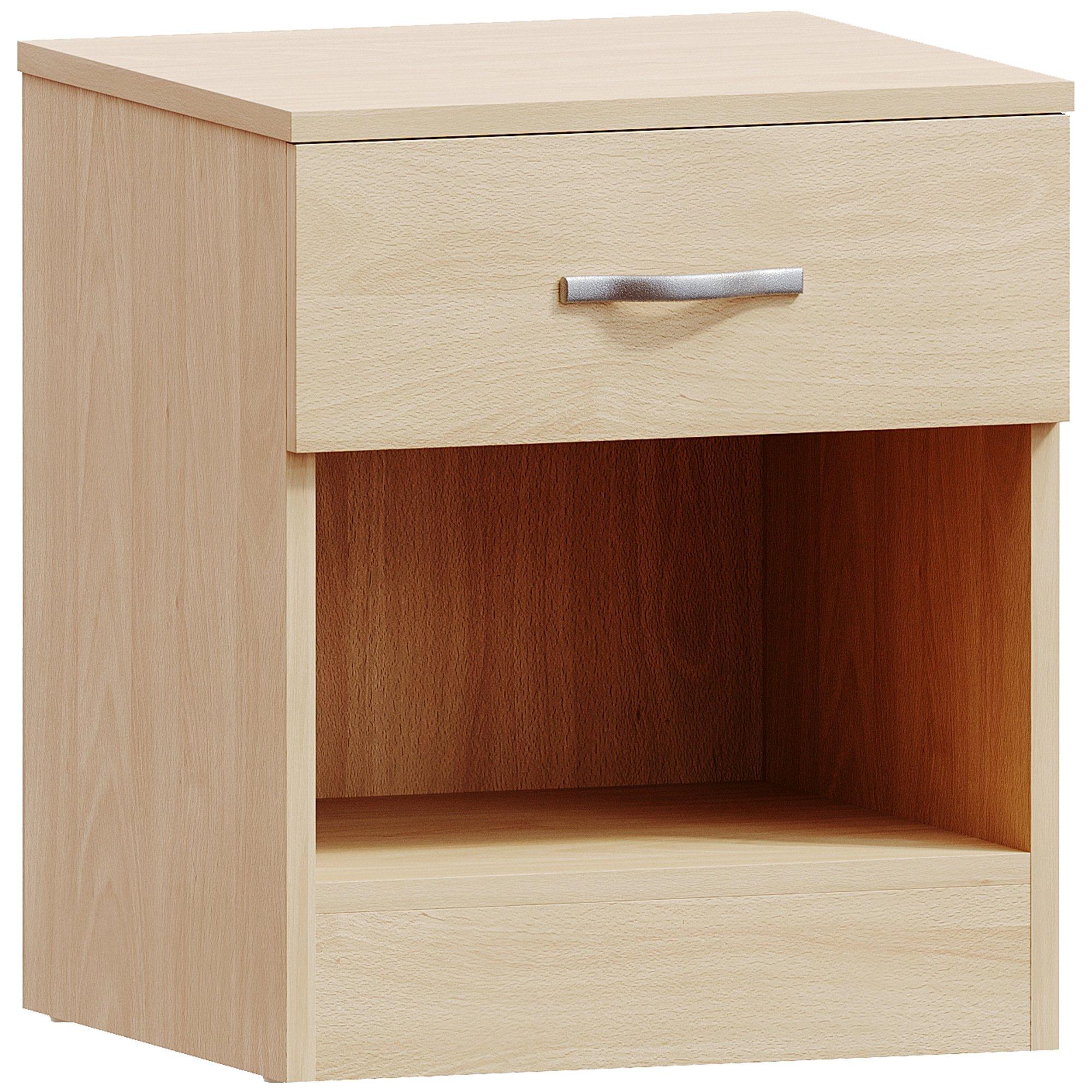 Pine - Lassic - Vida Designs Riano 1 Drawer Bedside Chest - 9