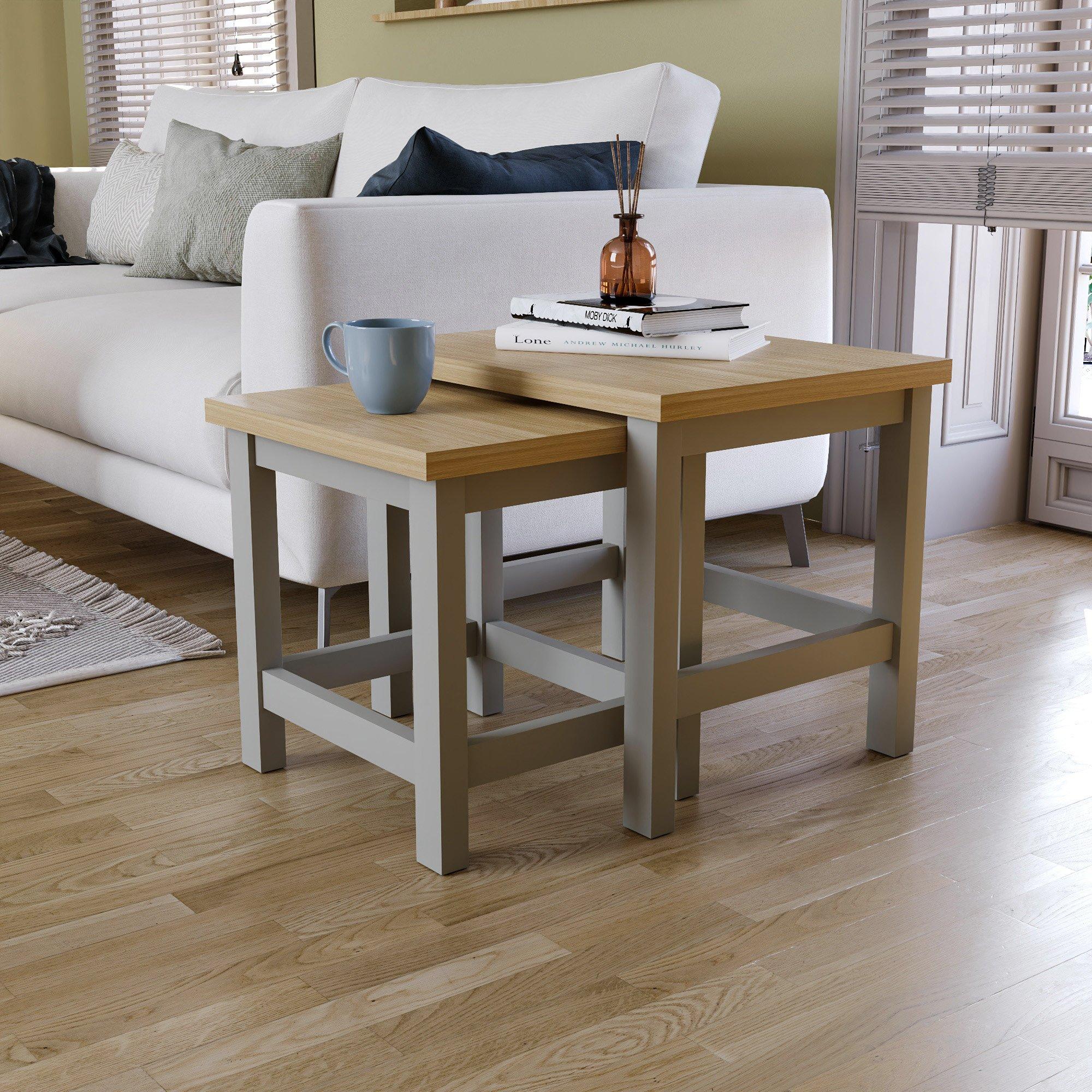 Lassic  Vida Designs Arlington Nest Of Tables - Grey - 