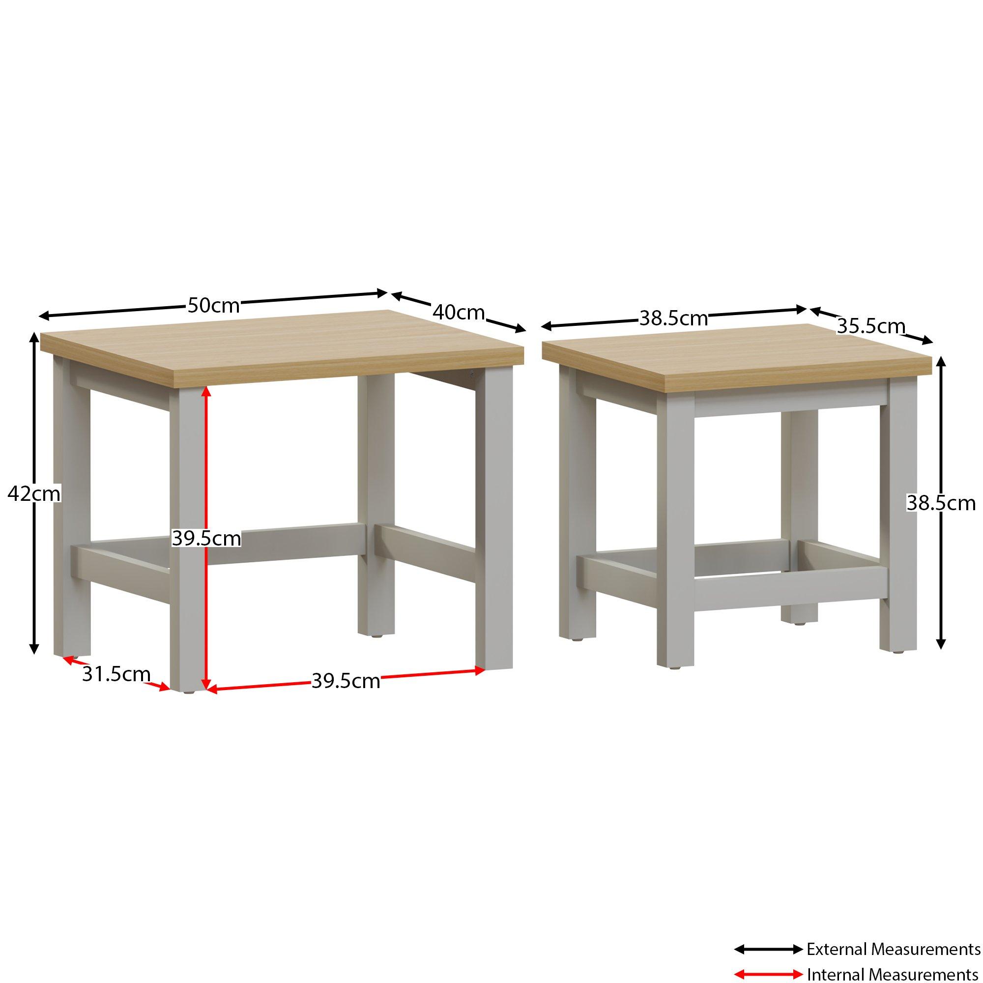 Grey - Lassic - Vida Designs Arlington Nest Of Tables - 2