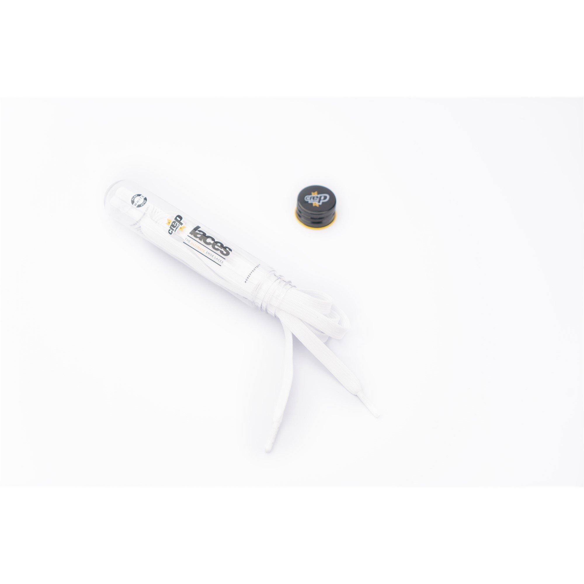 White - Crep Protect - Protect Flat Pre-Treated Laces - 2