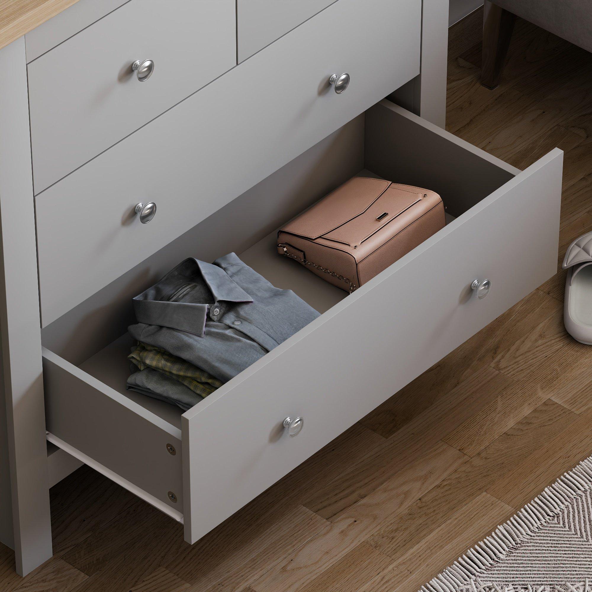 Grey - Lassic - Vida Designs Arlington 2+2 Drawer Chest - 6