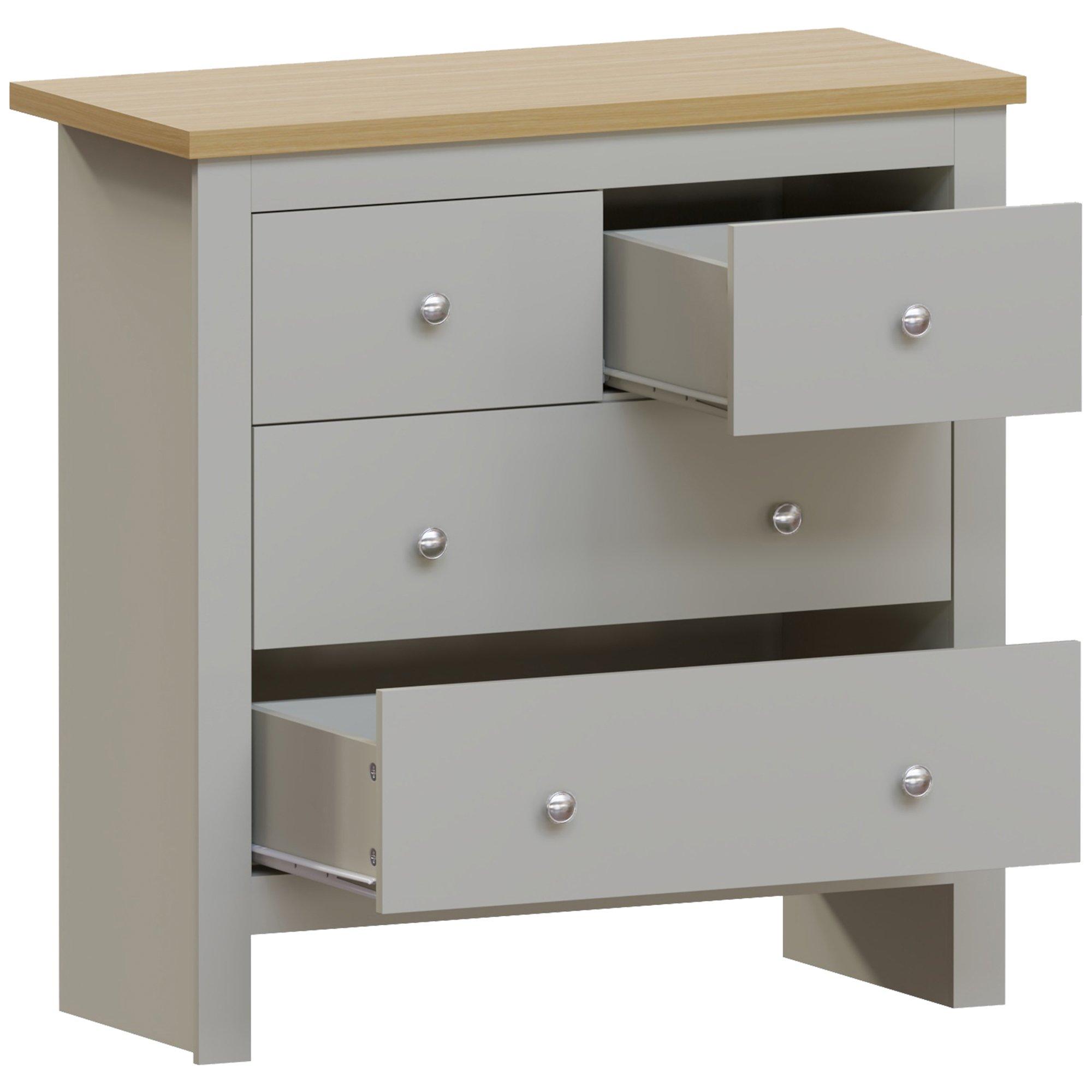 Grey - Lassic - Vida Designs Arlington 2+2 Drawer Chest - 7