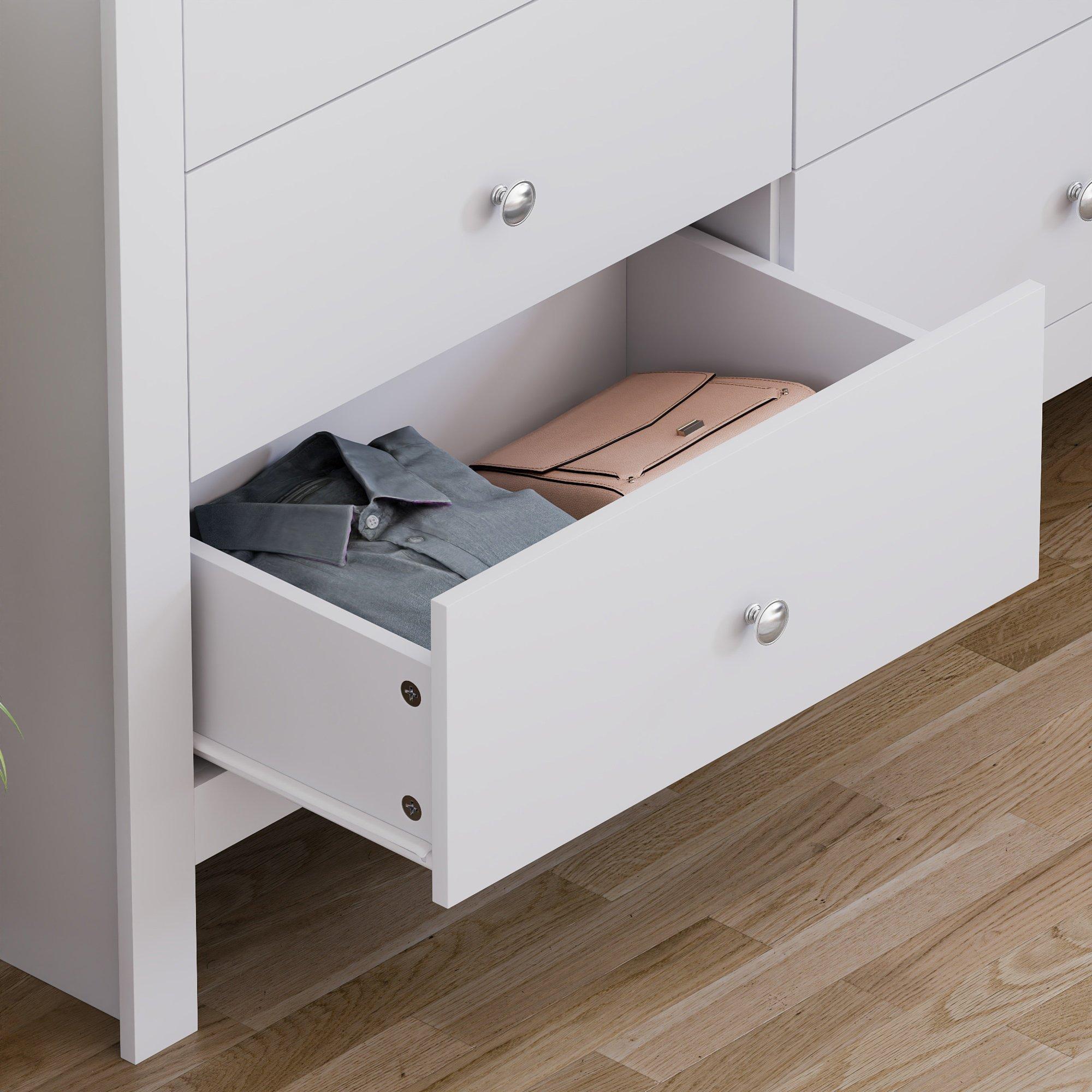 White - Lassic - Vida Designs Arlington 4+3 Drawer Chest - 6