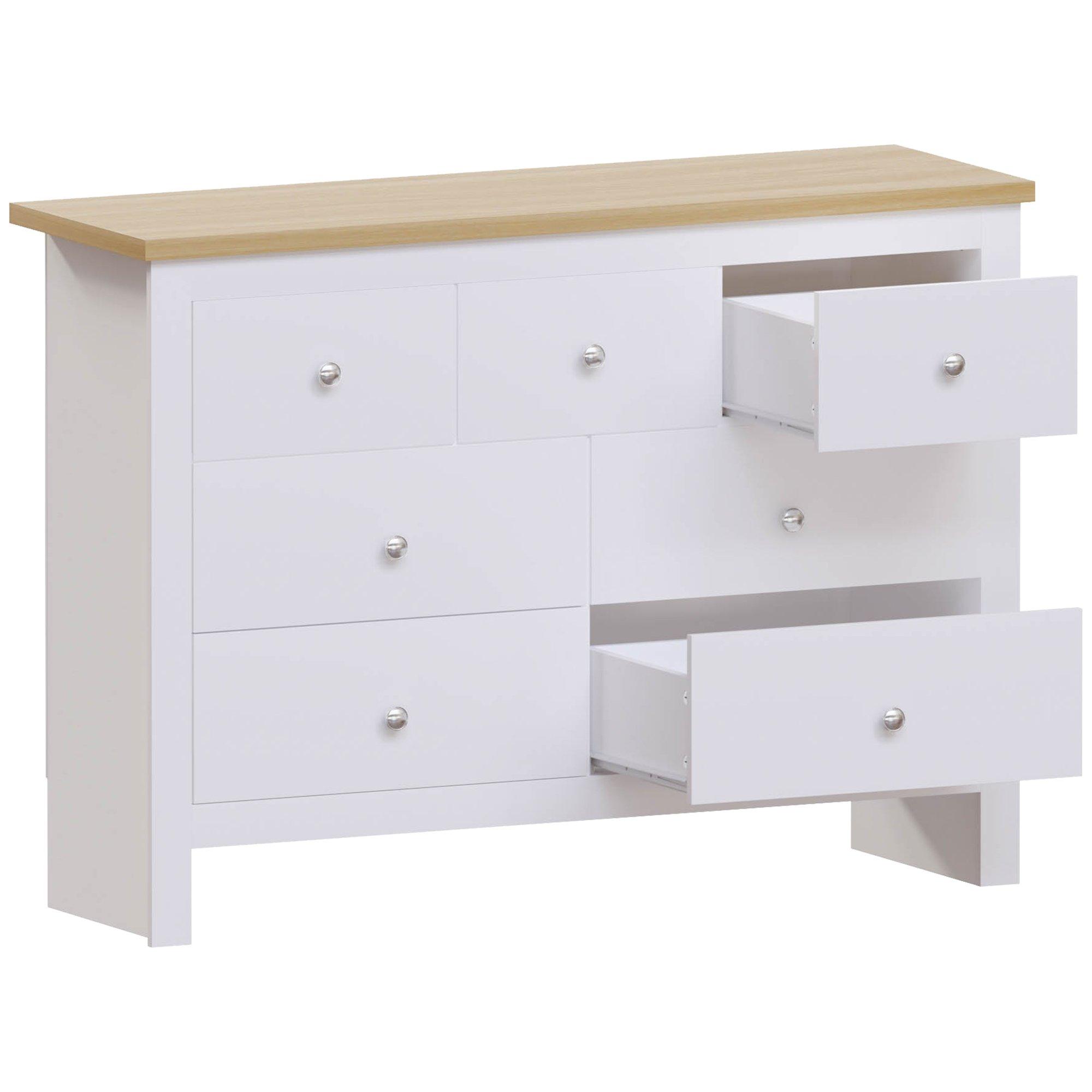 White - Lassic - Vida Designs Arlington 4+3 Drawer Chest - 7