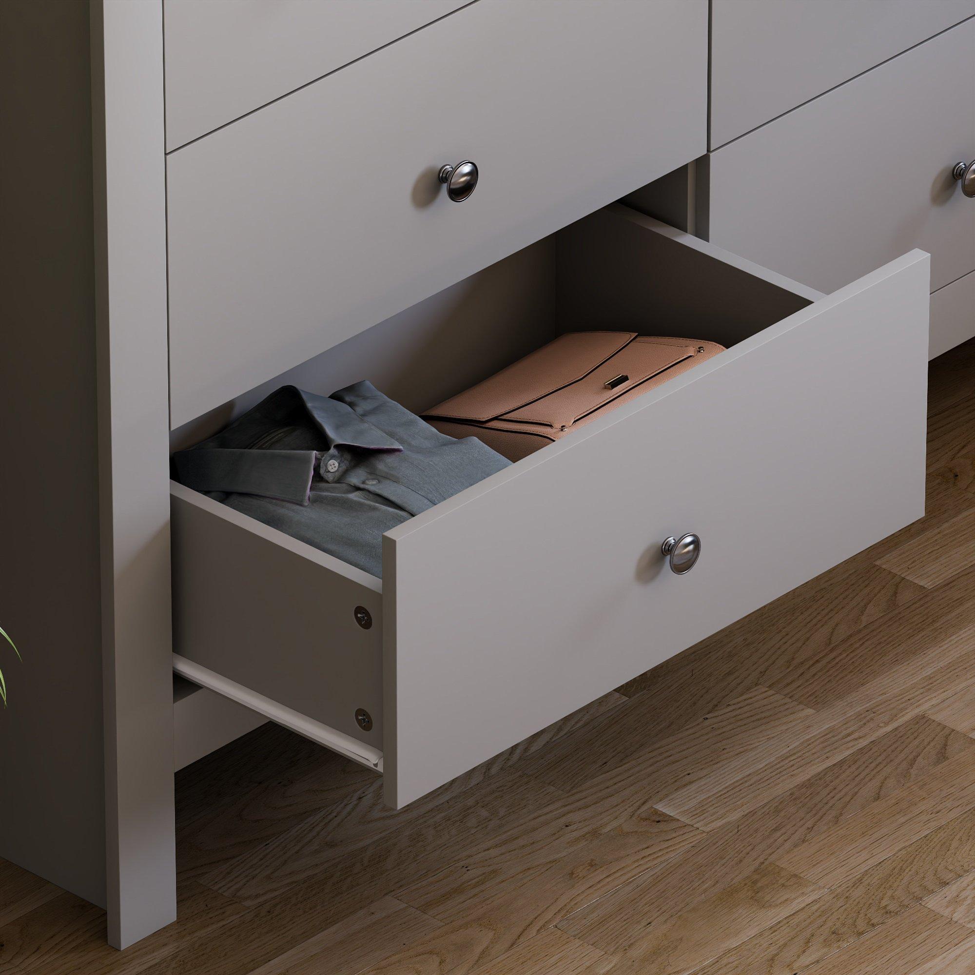 Grey - Lassic - Vida Designs Arlington 4+3 Drawer Chest - 6