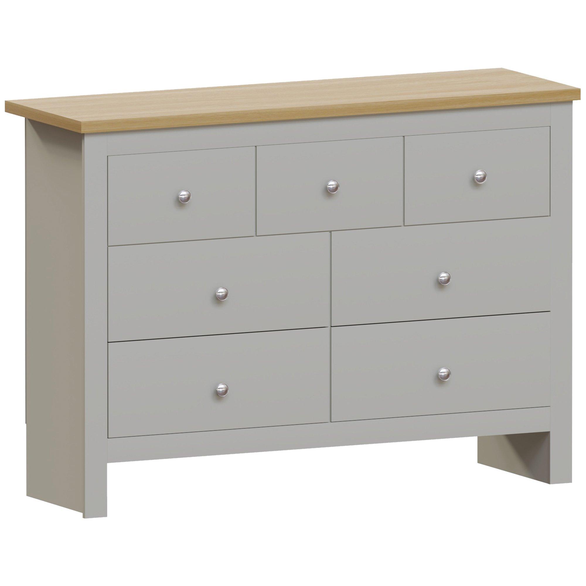 Grey - Lassic - Vida Designs Arlington 4+3 Drawer Chest - 8
