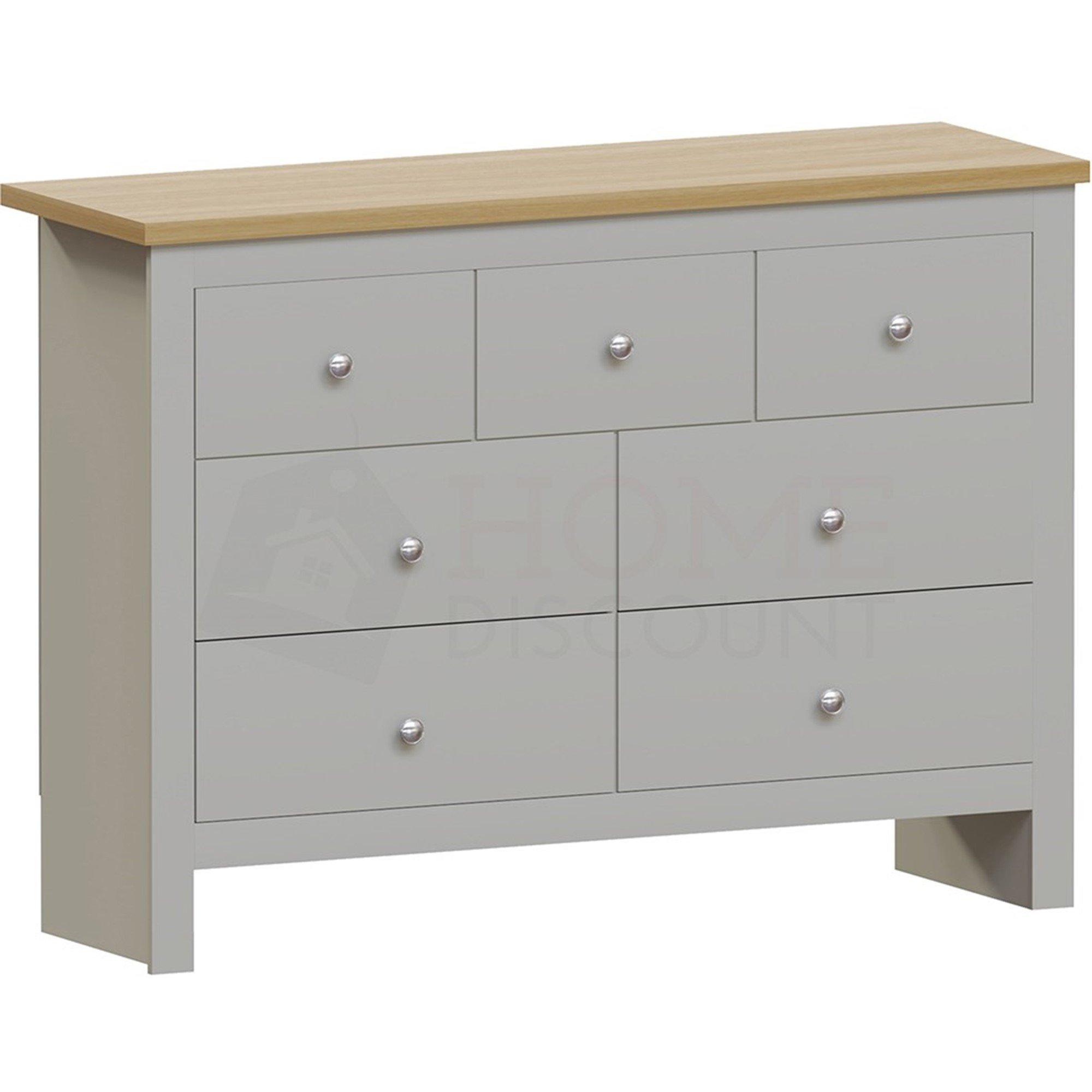 Grey - Lassic - Vida Designs Arlington 4+3 Drawer Chest - 9