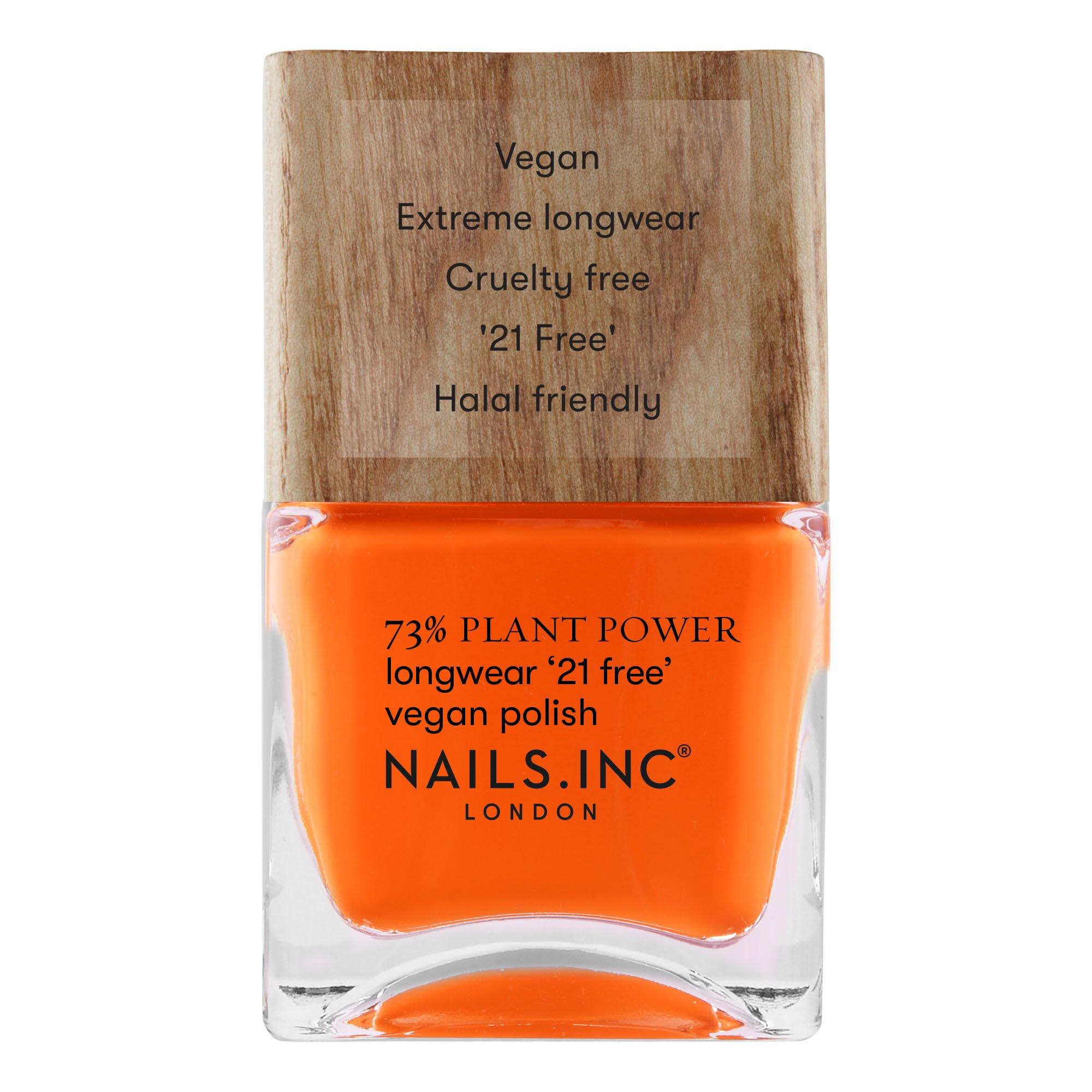 Orange - Nails Inc - Nails.INC Earth Day Every Day Plant Power Nail Polish - 4