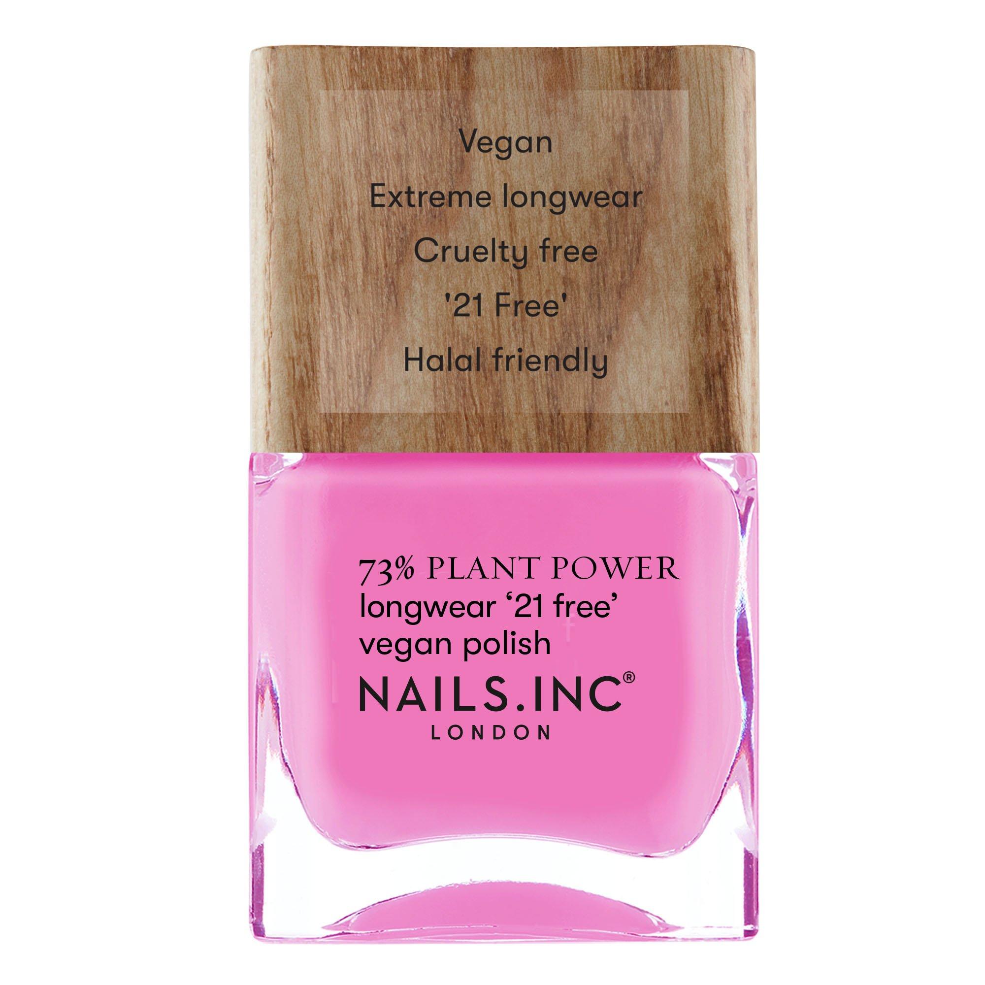 Pink - Nails Inc - Nails.INC Earth Loves You Plant Power Nail Polish - 4