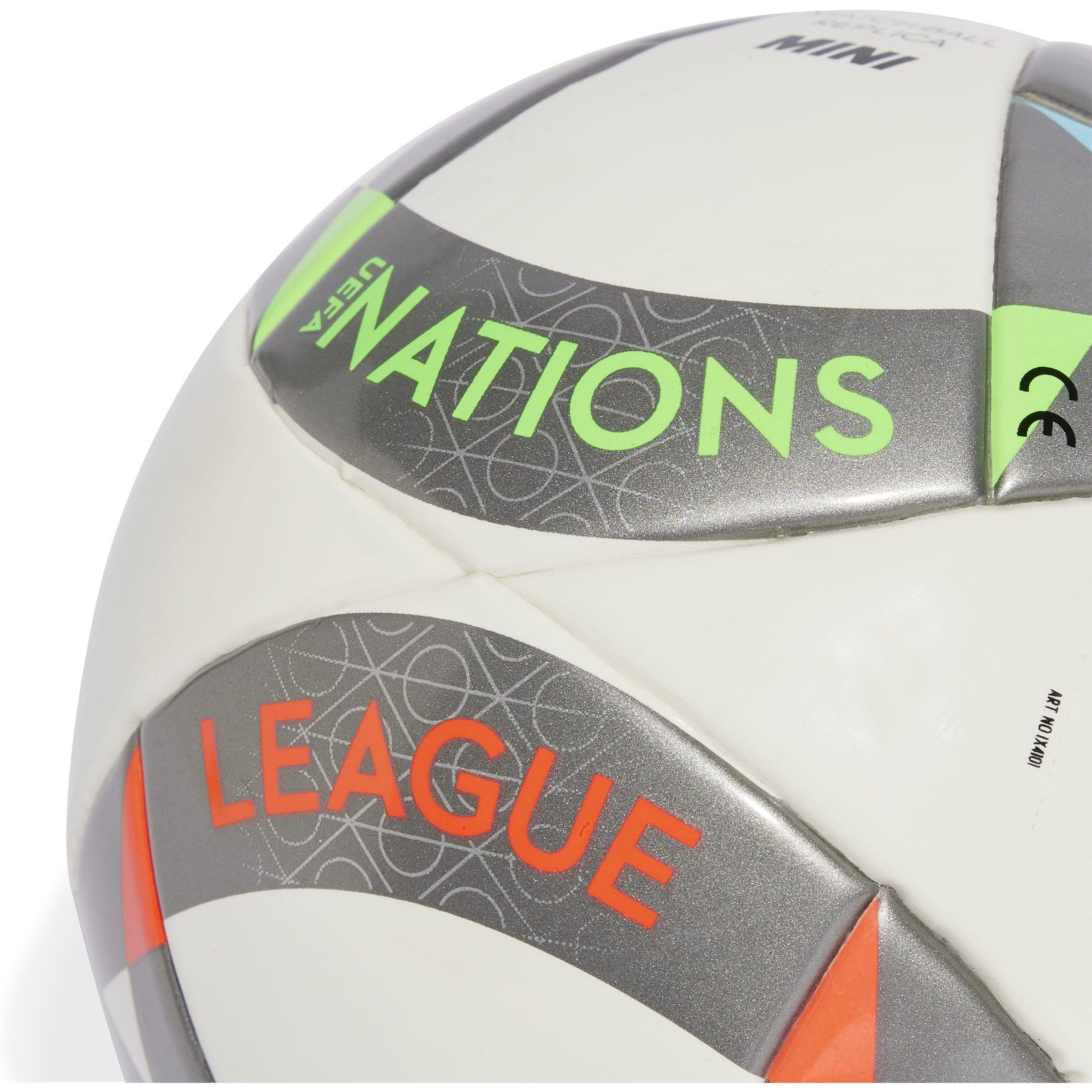 Wit/Grijs - adidas - Nations League Mini Football 2024 2025 - 4