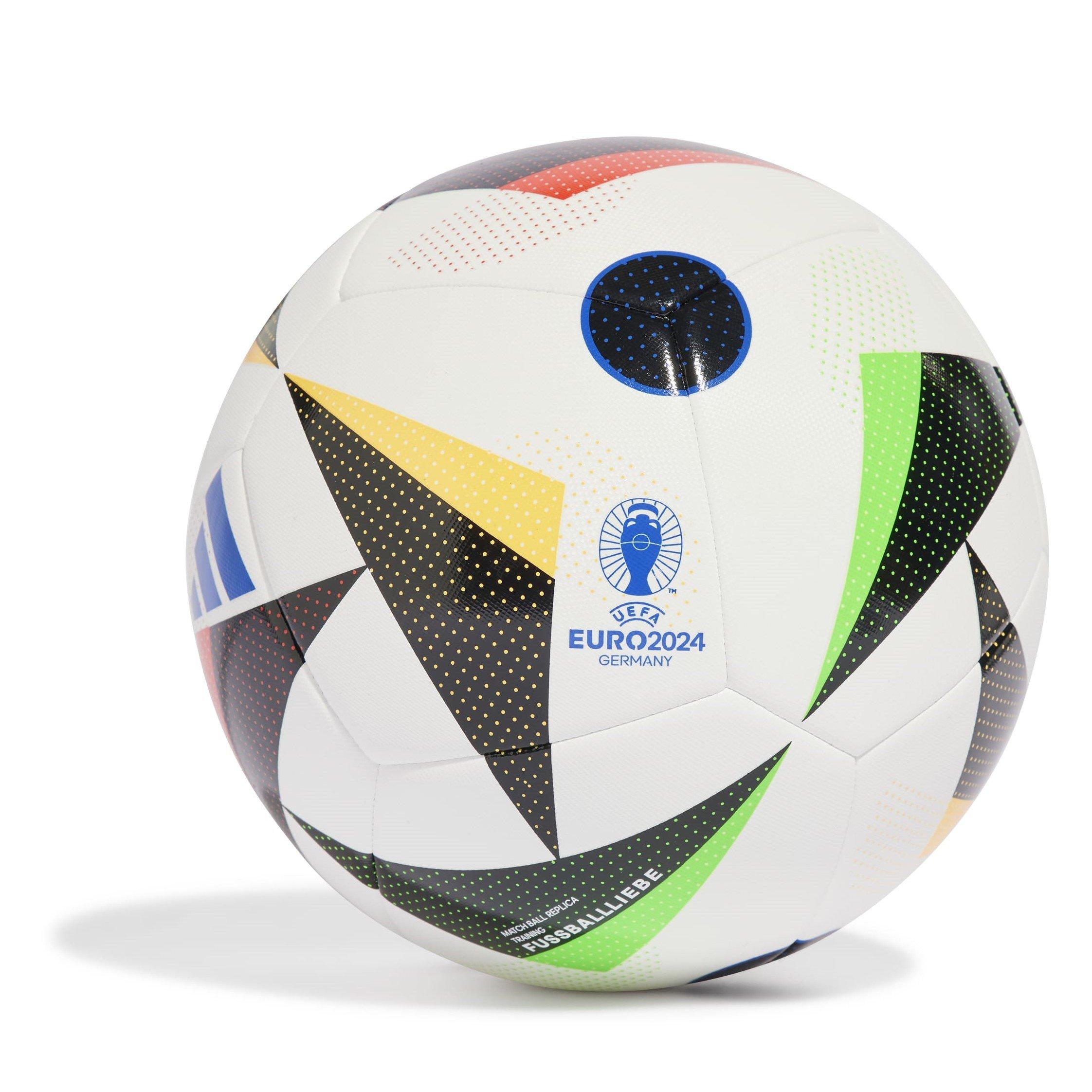 Wht/Blk/Blu - adidas - Euro 24 Training Football - 2