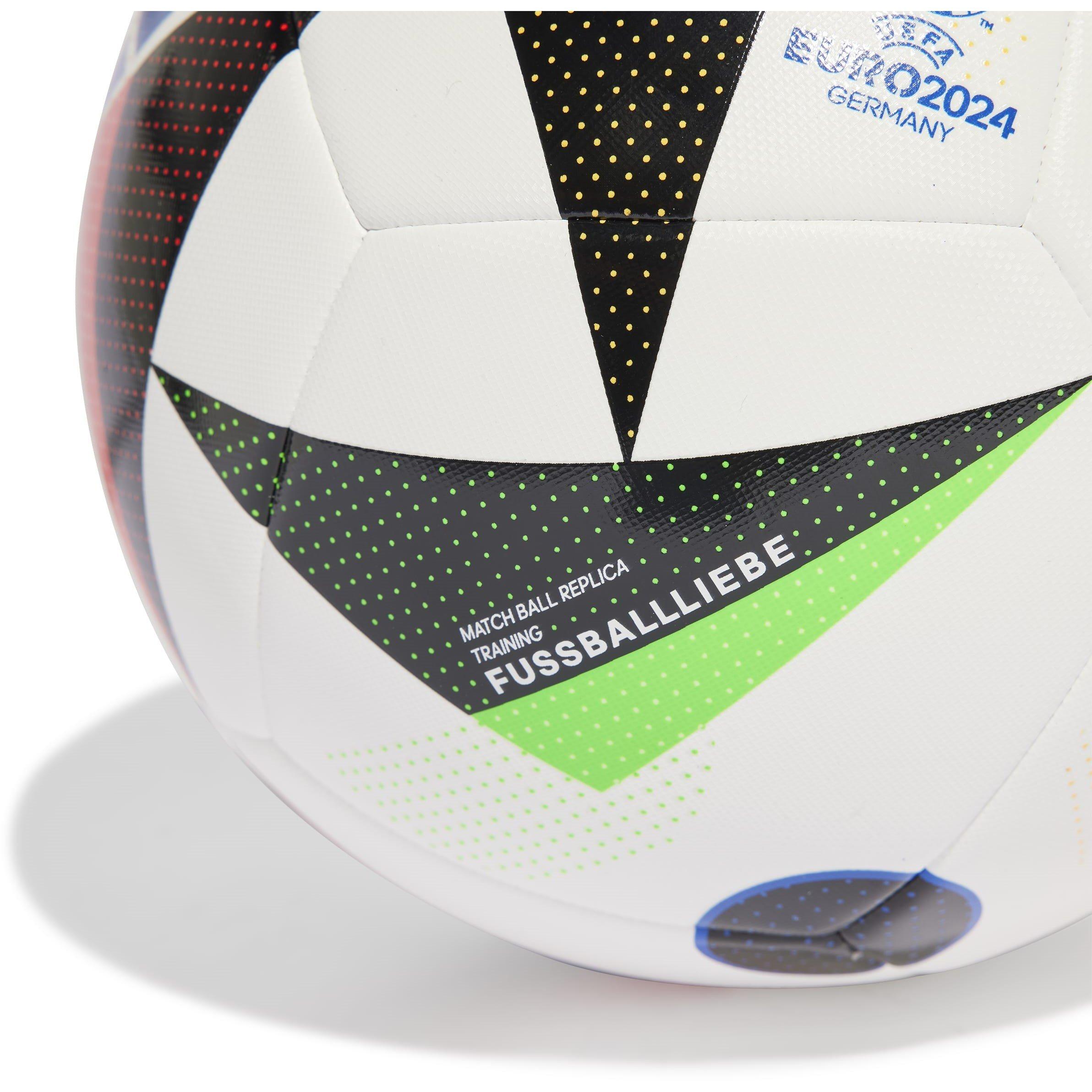 Wht/Blk/Blu - adidas - Euro 24 Training Football - 3