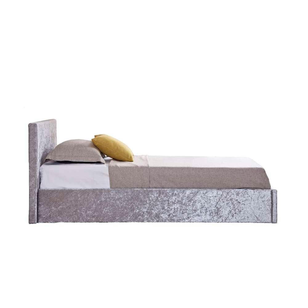 Steel - Birlea - Berlin Ottoman Bed in Crushed Velvet - 8