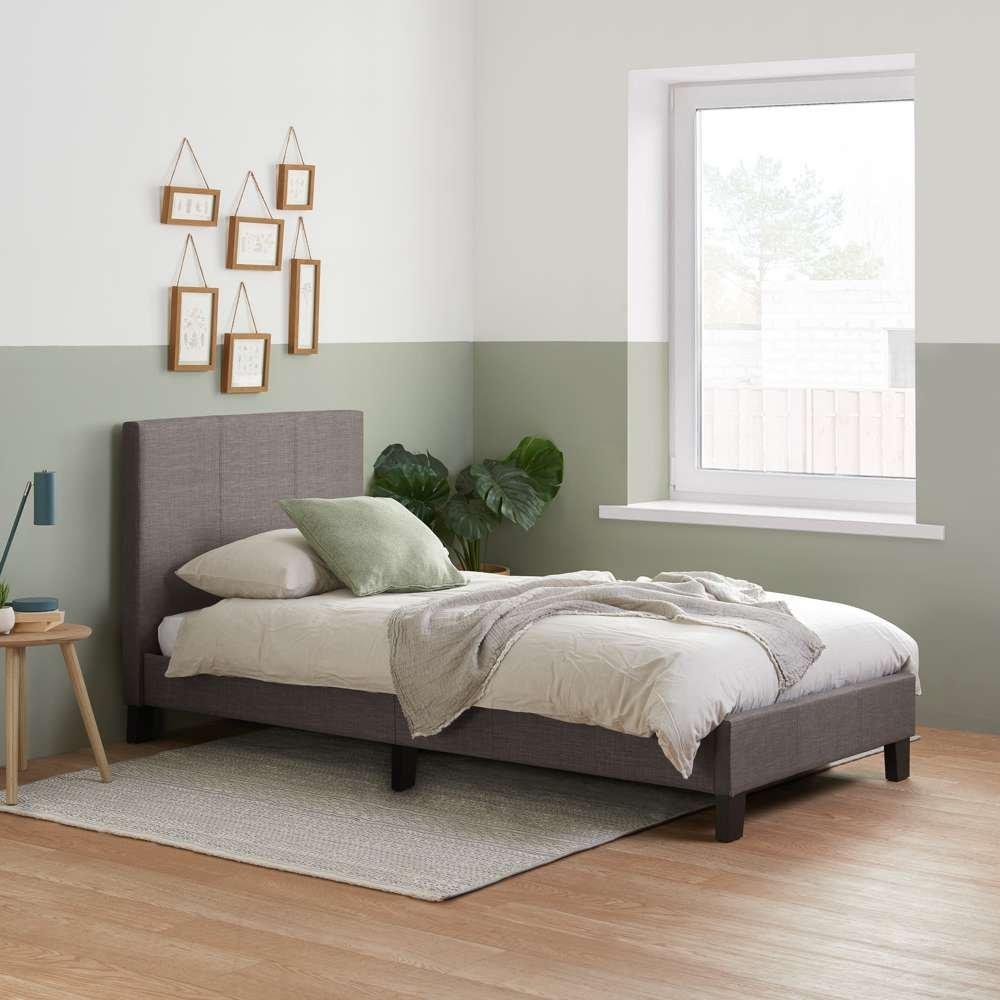 Birlea  Berlin Fabric Bed - Grey - King