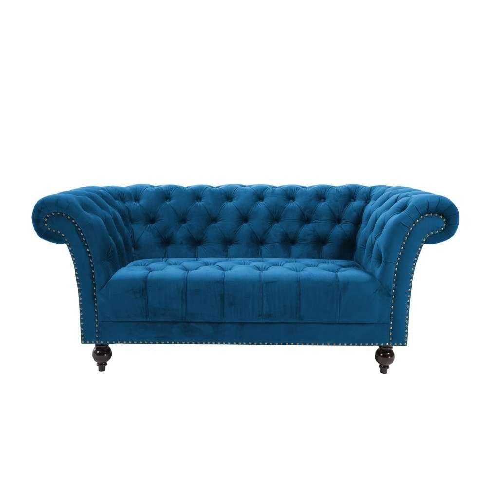 Blue - Birlea - Chester 2 Seater Sofa - 6