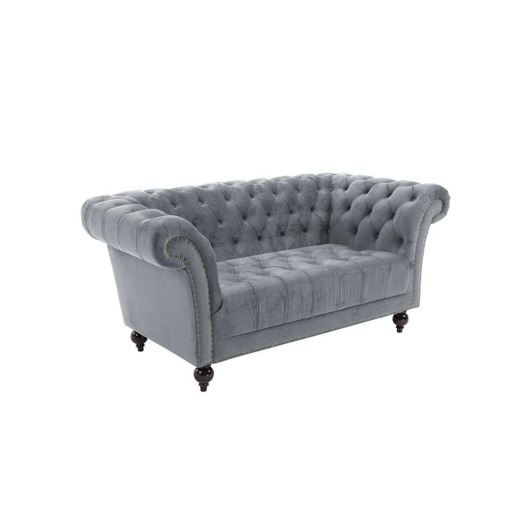 Grey - Birlea - Chester 2 Seater Sofa - 7