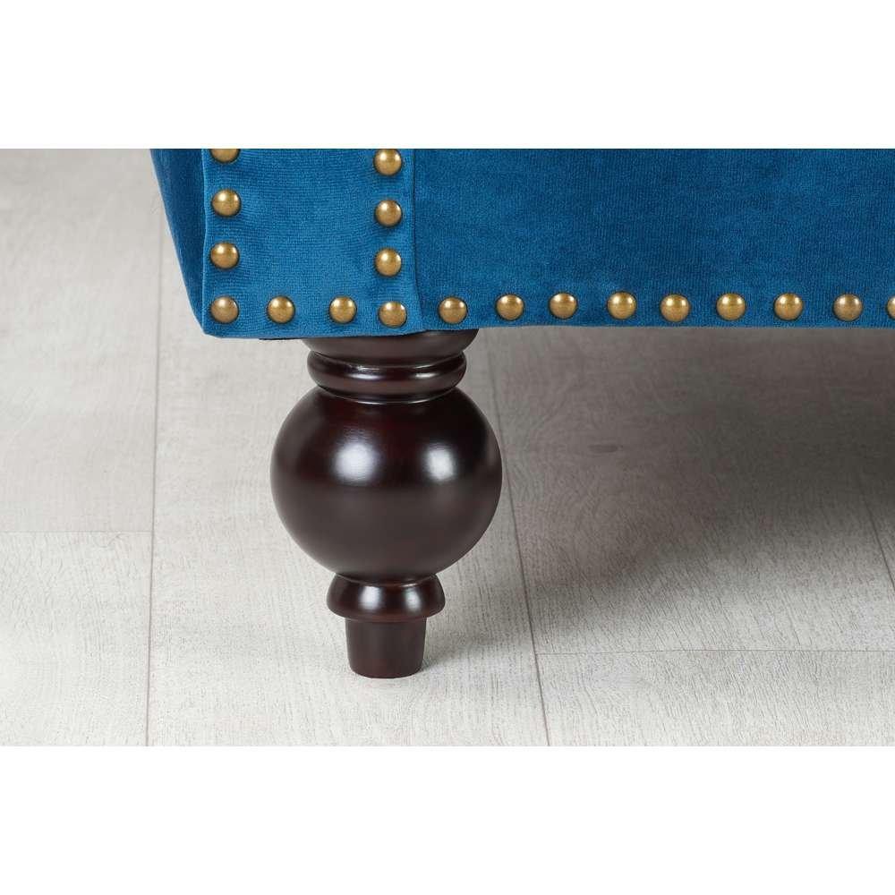 Blue - Birlea - Chester 3 Seater Sofa - 4