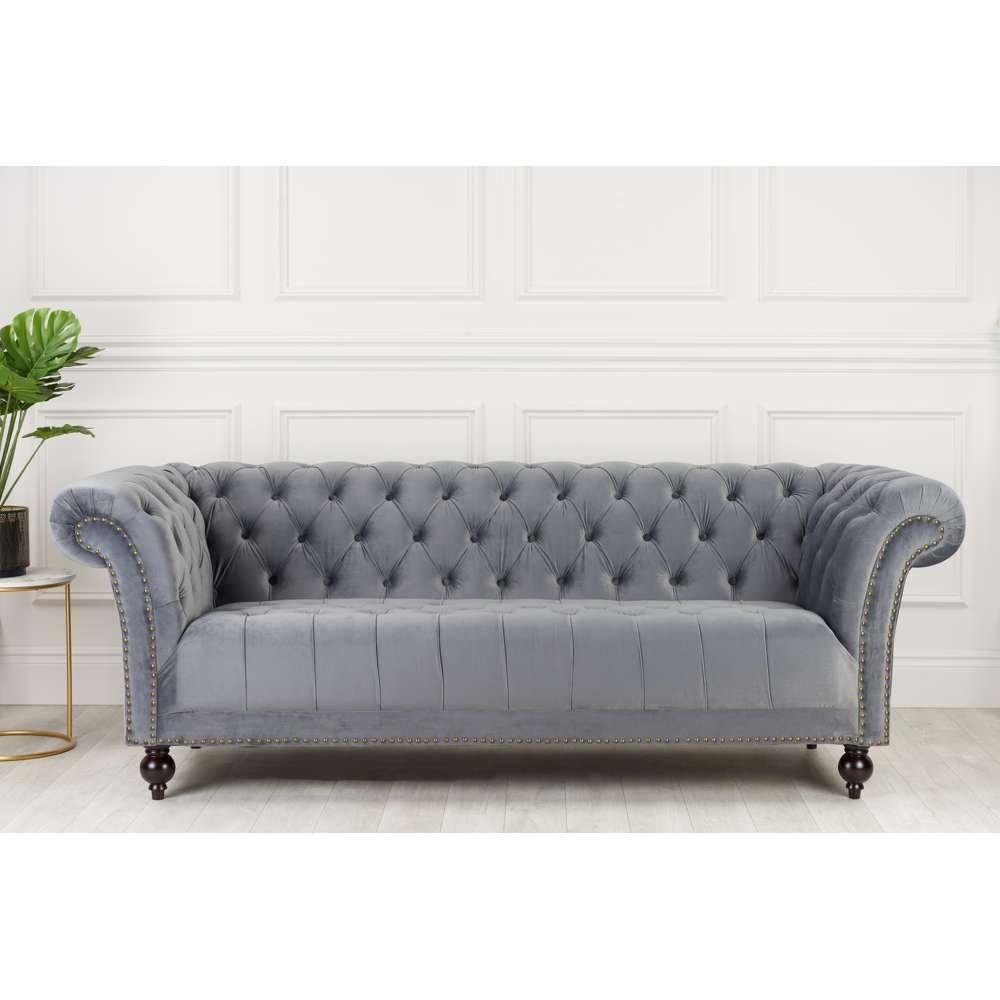 Birlea  Chester 3 Seater Sofa - Grey