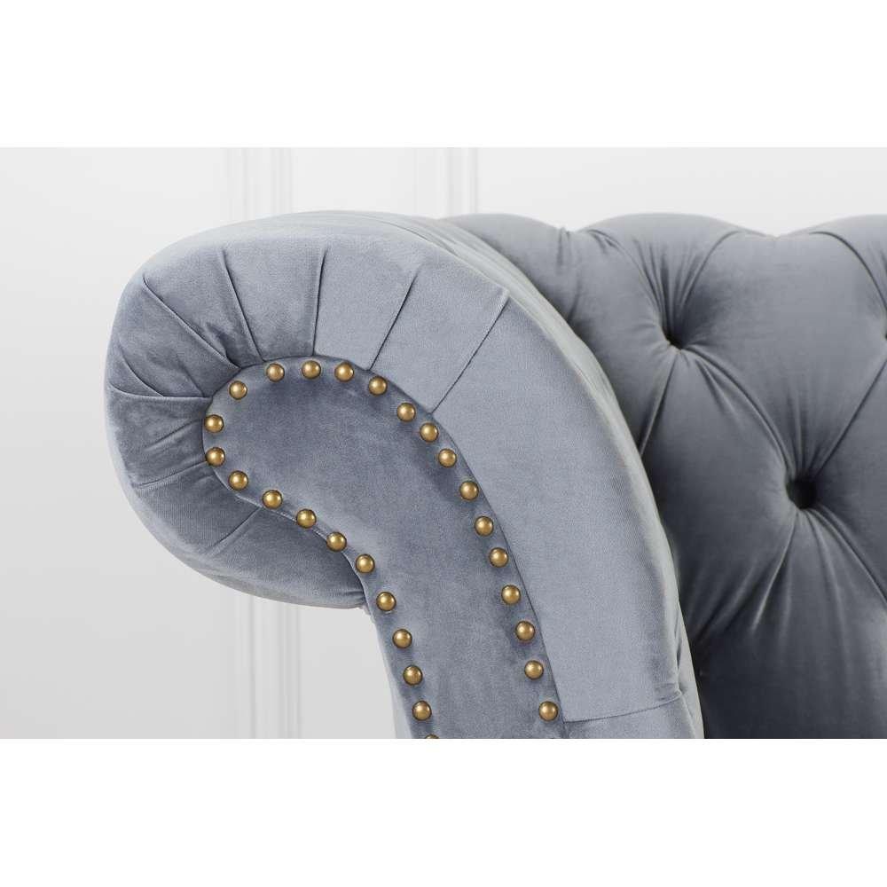 Grey - Birlea - Chester 3 Seater Sofa - 5