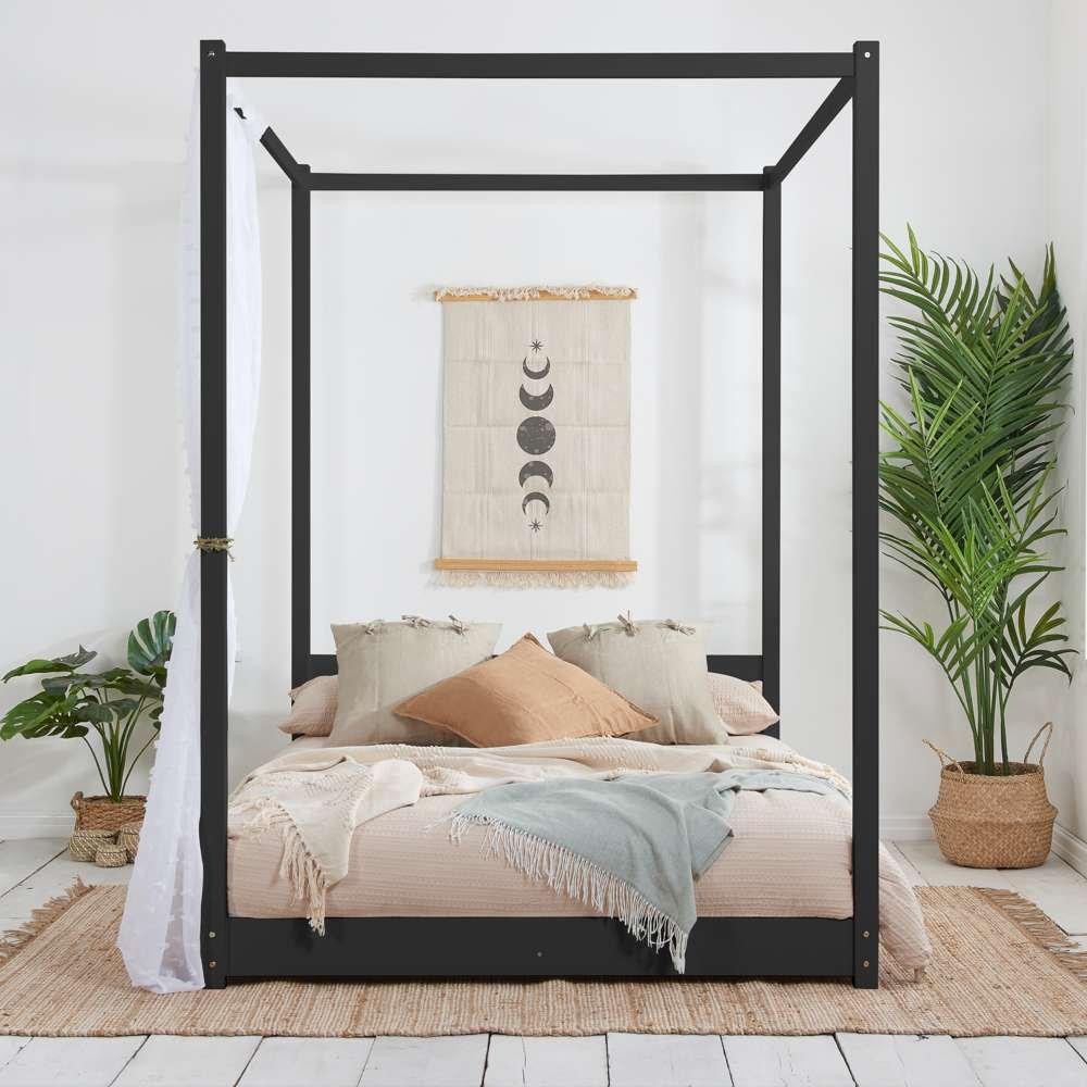 Black - Birlea - Darwin Four Poster Bed - 2