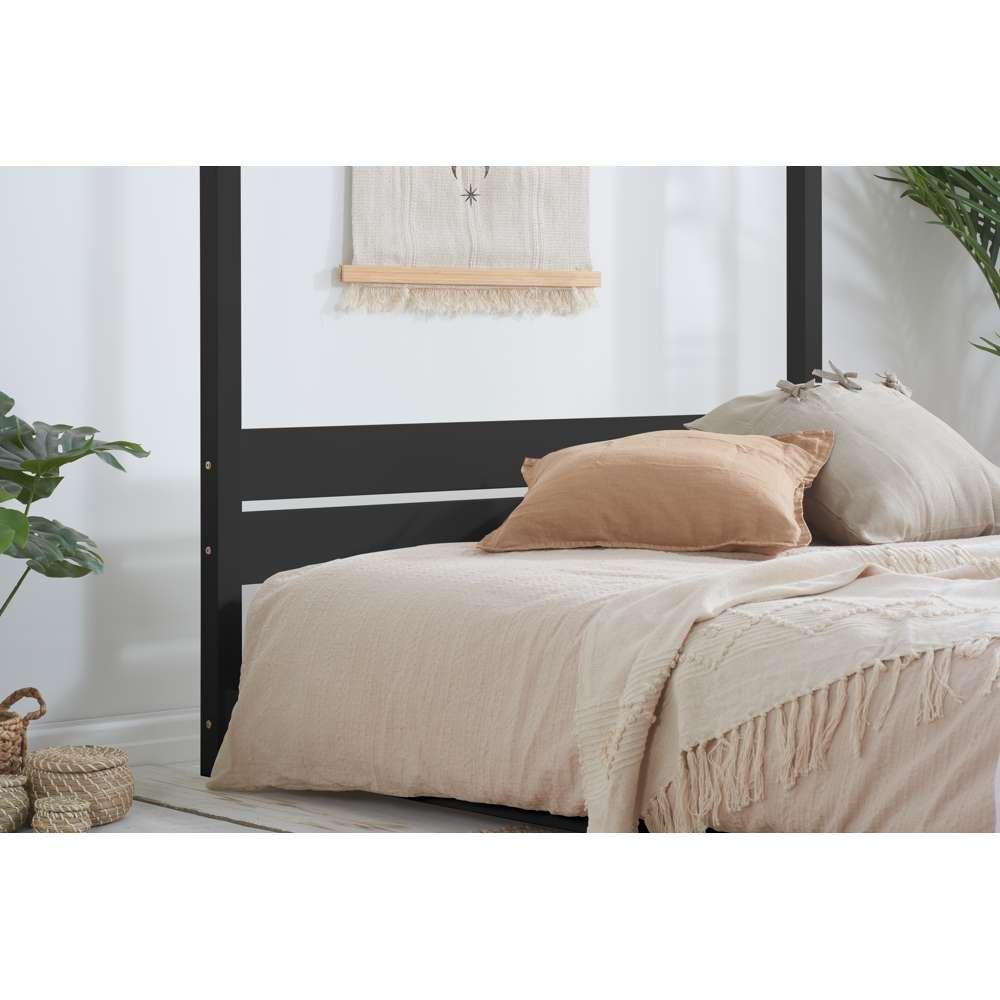 Black - Birlea - Darwin Four Poster Bed - 3