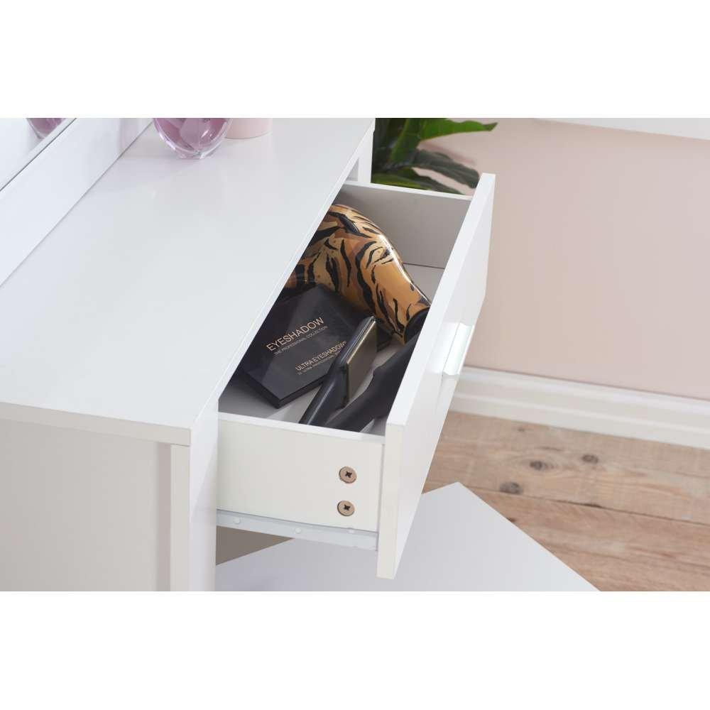 White - Birlea - Evelyn Sliding Mirror Dressing Table - 3