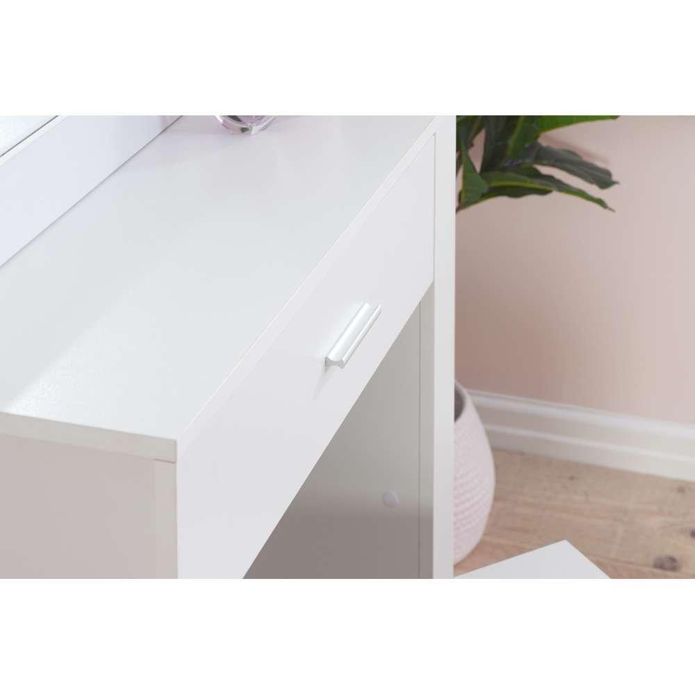 White - Birlea - Evelyn Sliding Mirror Dressing Table - 6