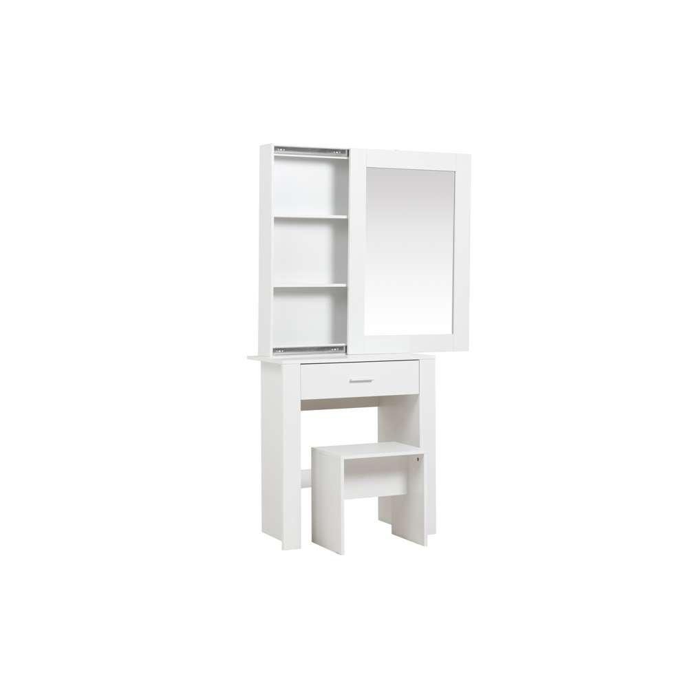 White - Birlea - Evelyn Sliding Mirror Dressing Table - 8