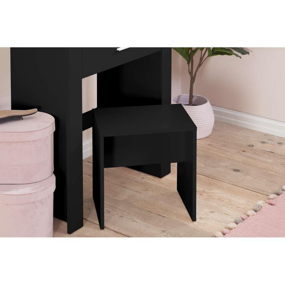 Black - Birlea - Evelyn Sliding Mirror Dressing Table - 4