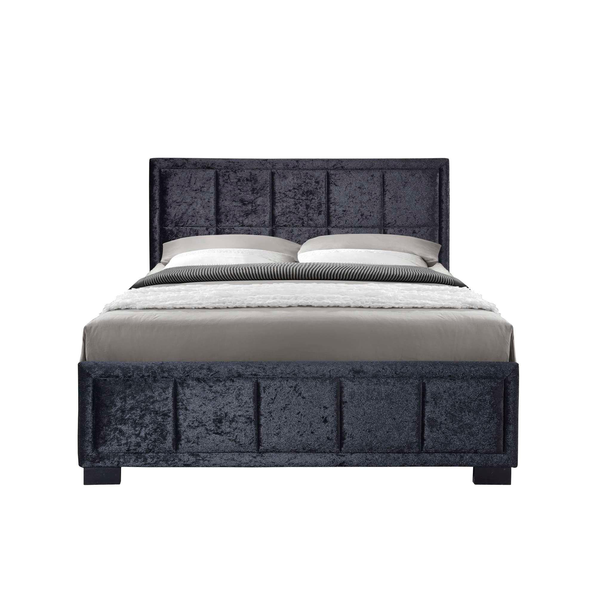 Black - Birlea - Hannover Fabric Bed - 7