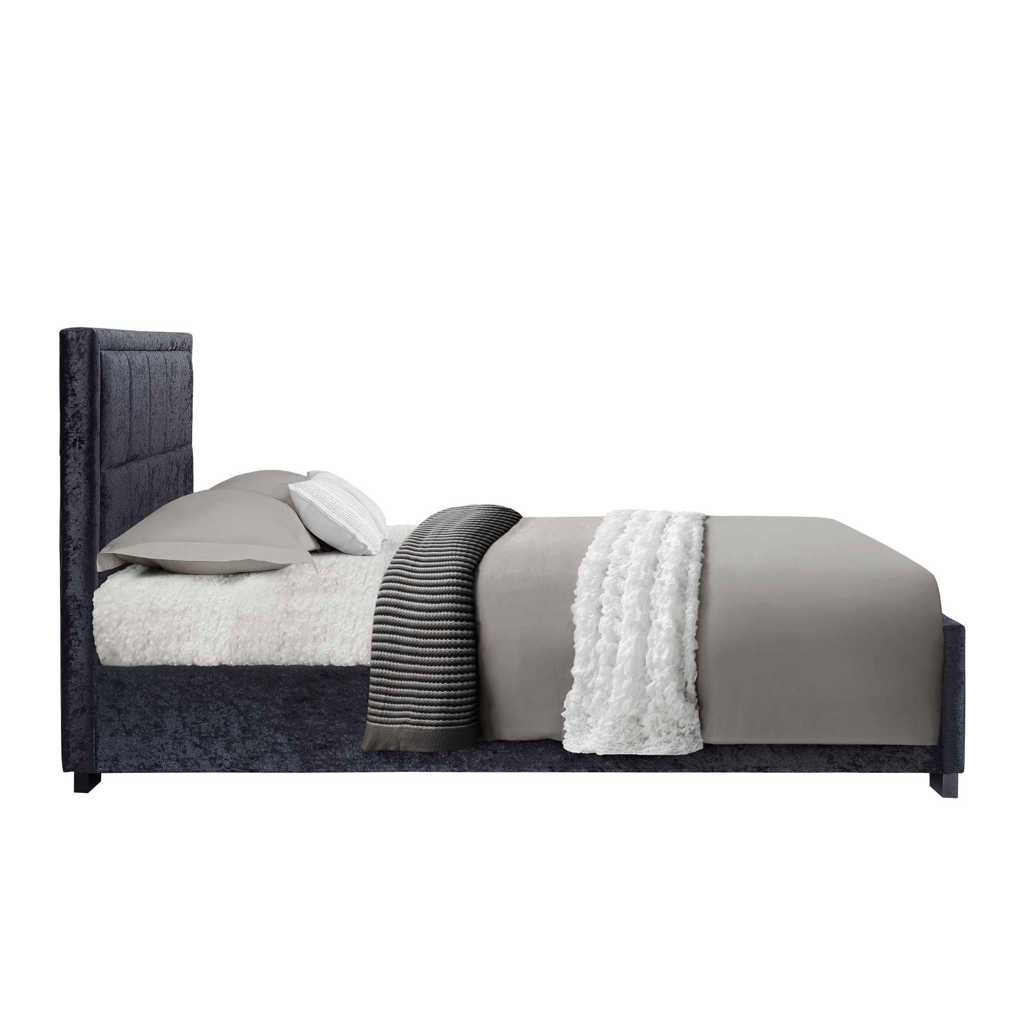 Black - Birlea - Hannover Fabric Bed - 8