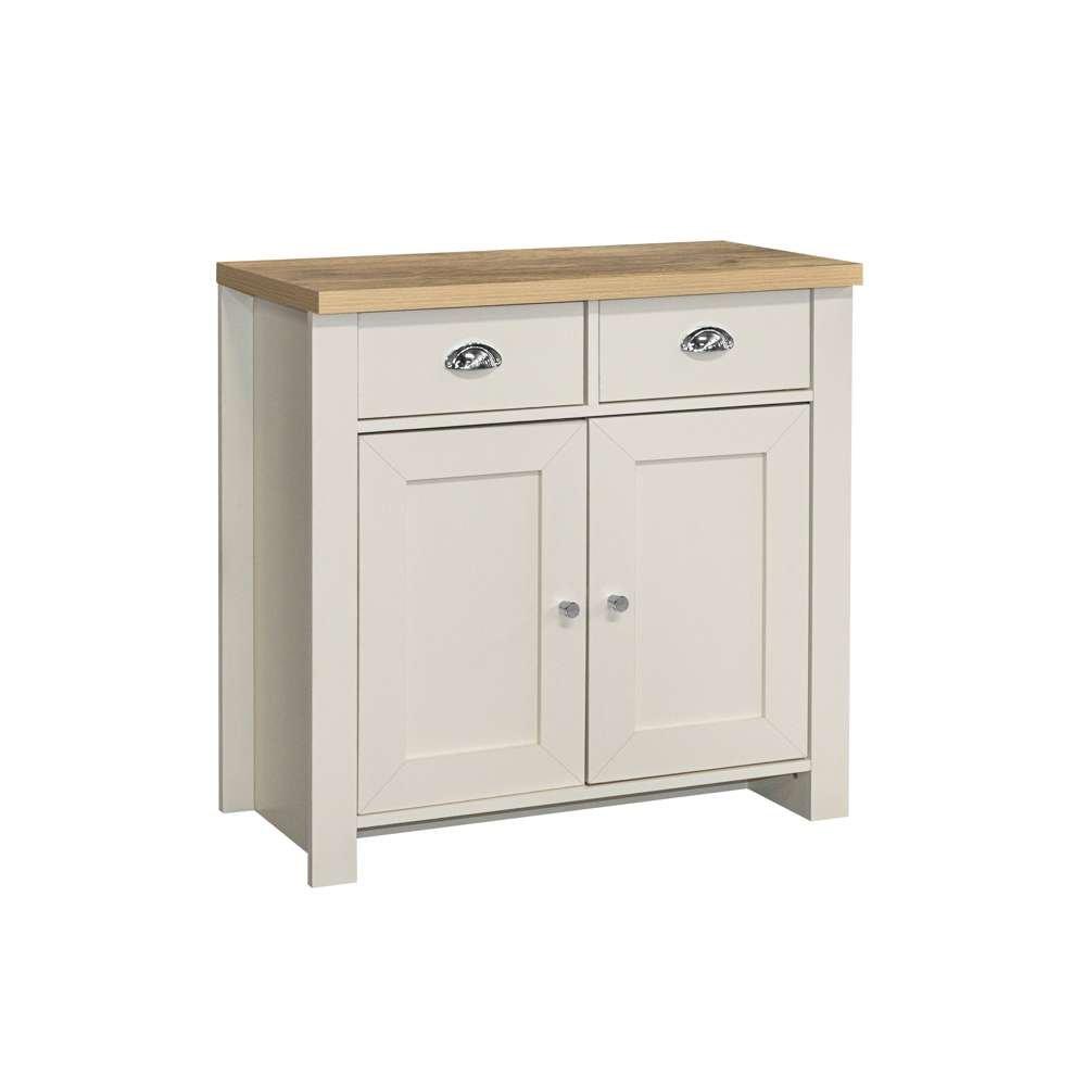 Cream & Oak - Birlea - Highgate 2 Door 2 Drawer Sideboard - 2