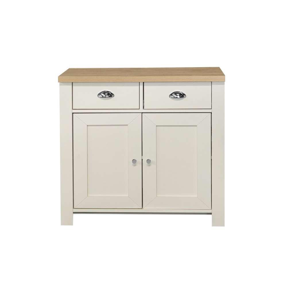 Cream & Oak - Birlea - Highgate 2 Door 2 Drawer Sideboard - 4