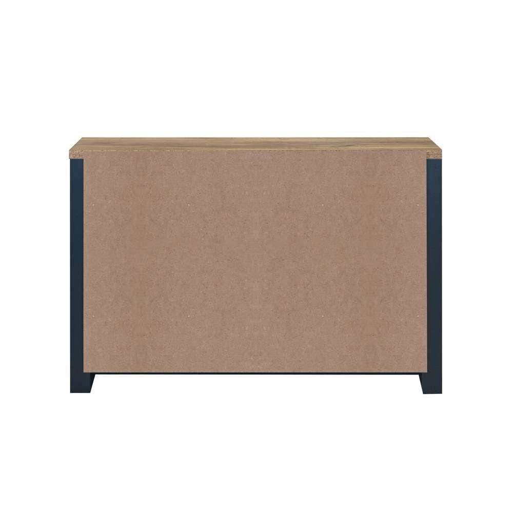 Navy Blue & Oak - Birlea - Highgate 3 Door 2 Drawer Sideboard - 3