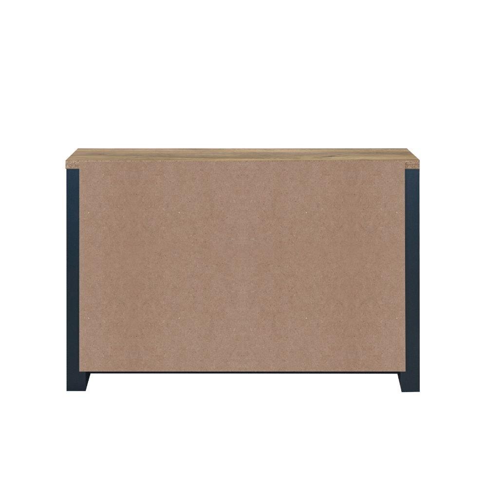 Navy Blue & Oak - Birlea - Highgate 3 Door 2 Drawer Sideboard - 8