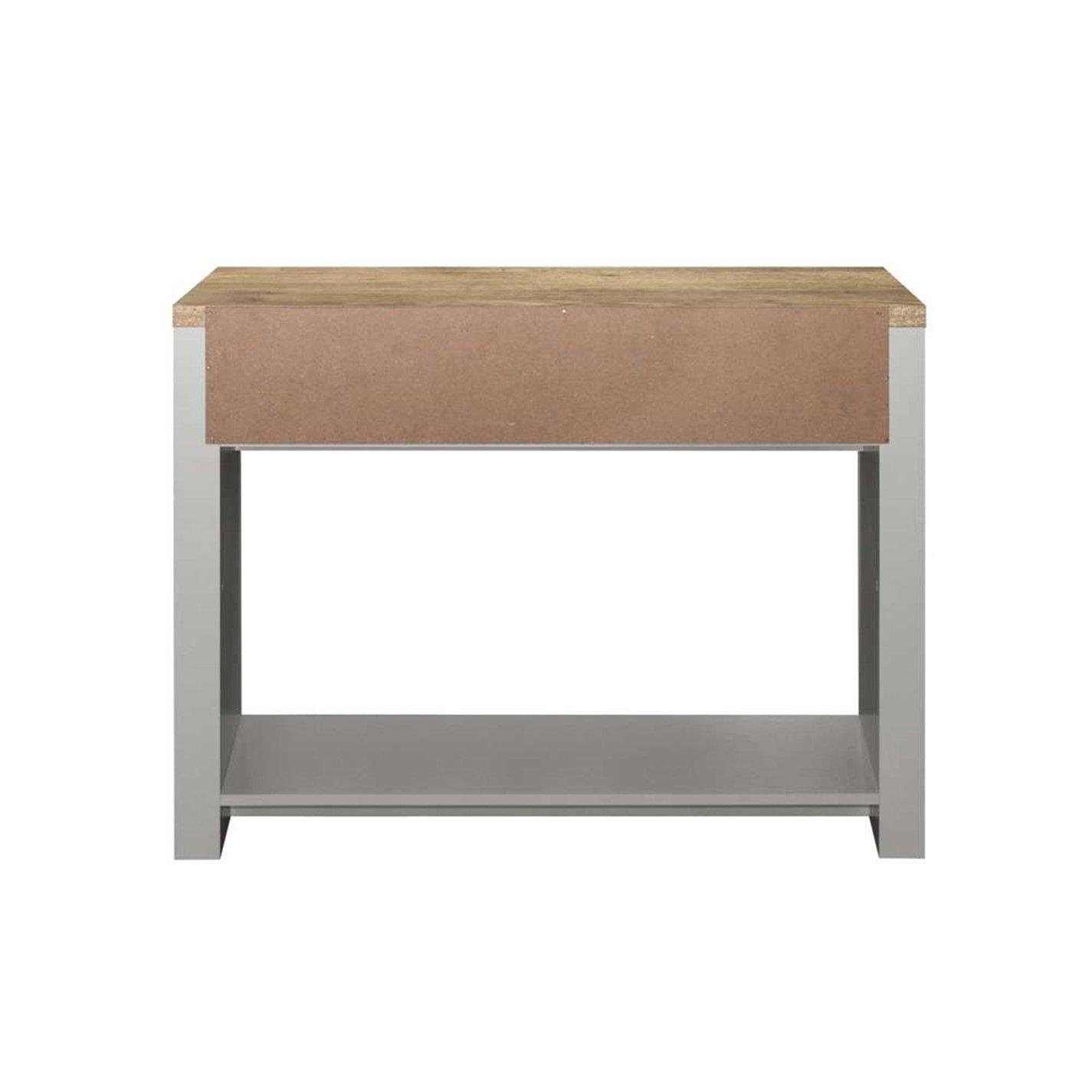 Grey & Oak - Birlea - Highgate 2 Drawer Console Table - 7
