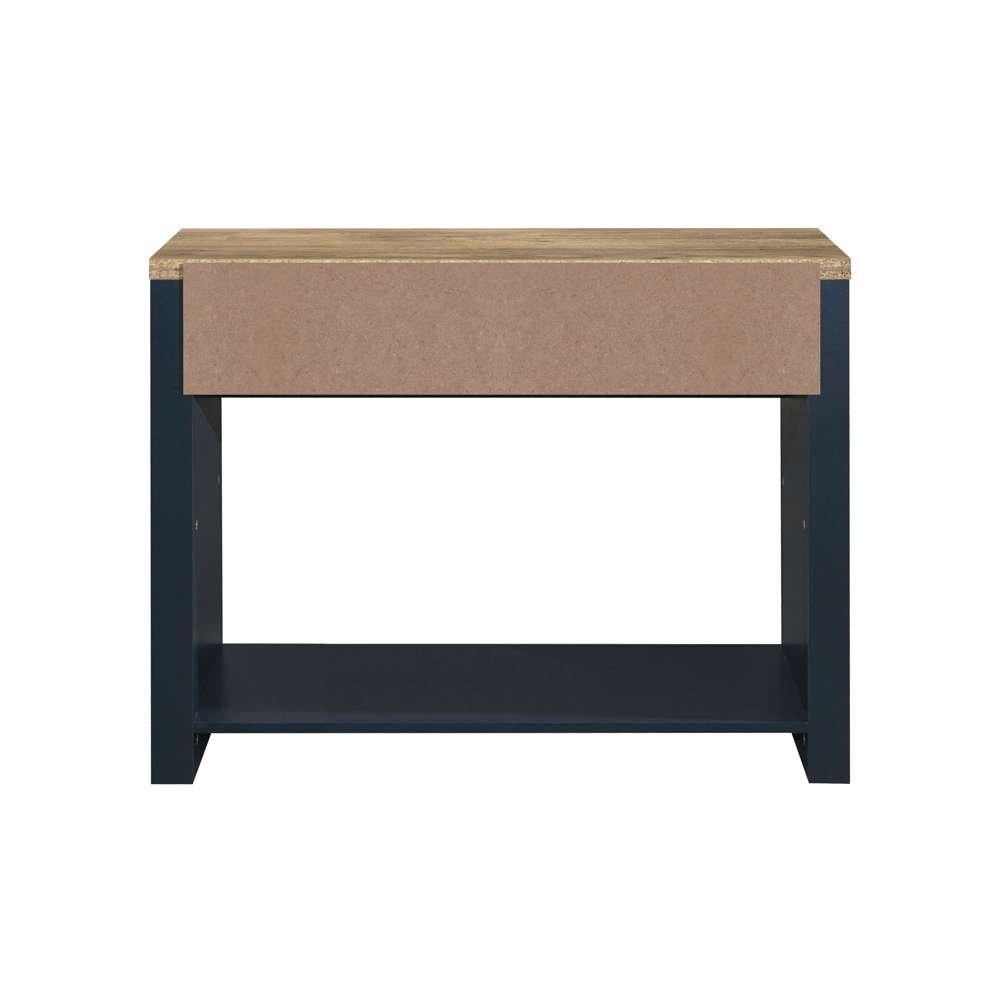 Navy Blue & Oak - Birlea - Highgate 2 Drawer Console Table - 3