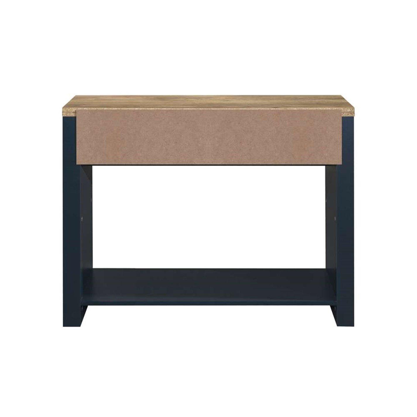 Navy Blue & Oak - Birlea - Highgate 2 Drawer Console Table - 8