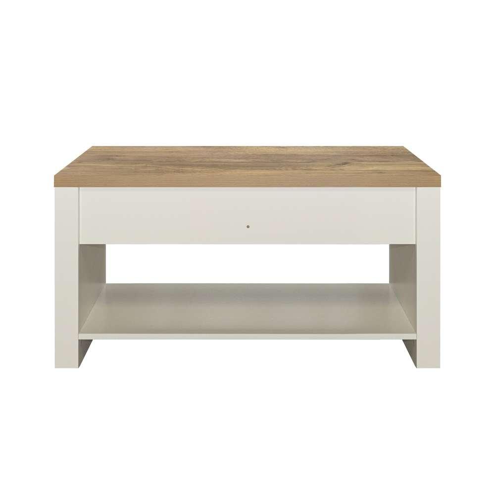 Cream & Oak - Birlea - Highgate 2 Drawer Coffee Table - 3