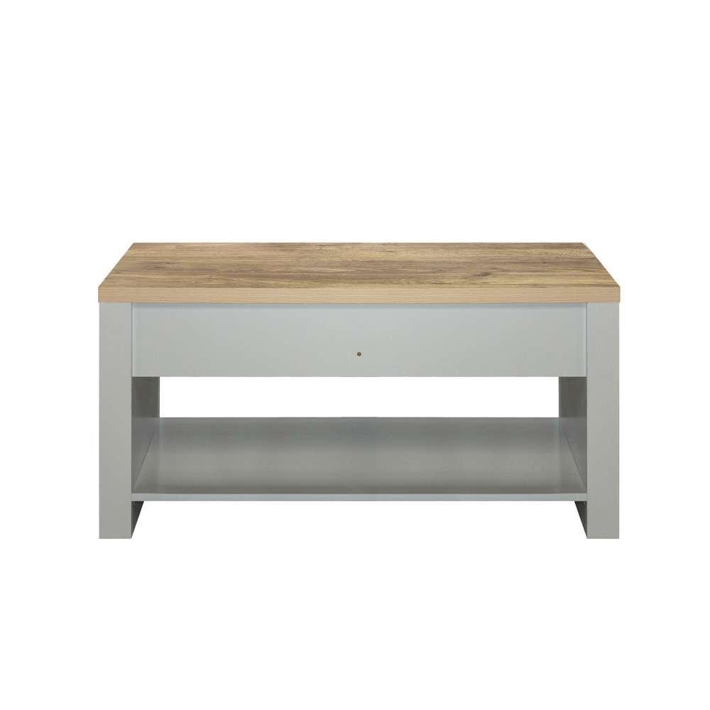 Grey & Oak - Birlea - Highgate 2 Drawer Coffee Table - 3